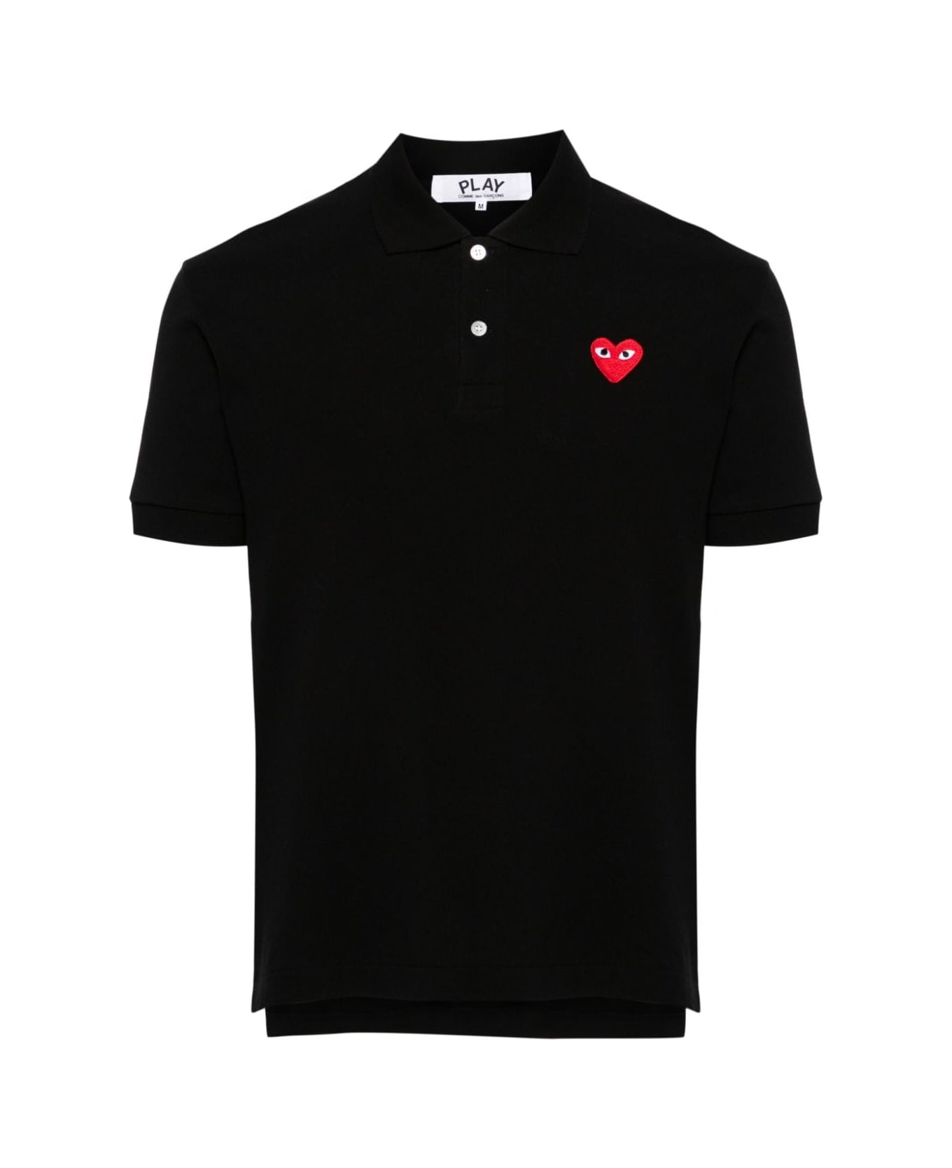 Comme des Garçons Cotton Polo Shirt - Black