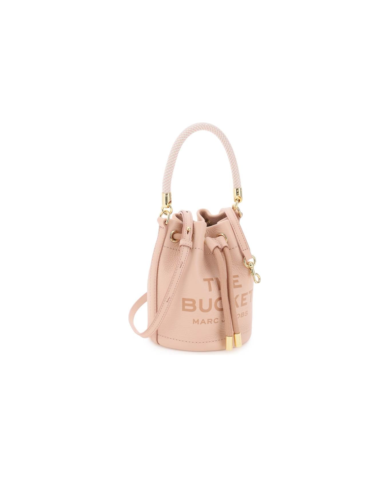 Marc Jacobs The Leather Micro Bucket Bag - Pink トートバッグ
