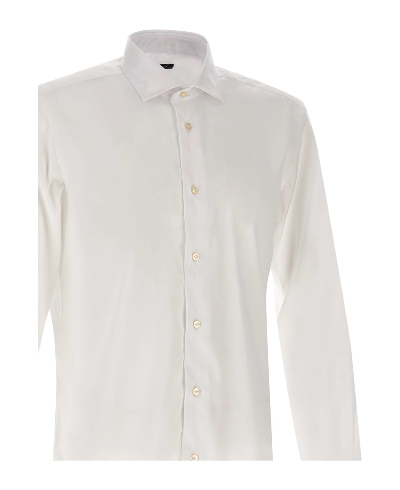 Brian Dales Cotton Shirt - WHITE シャツ