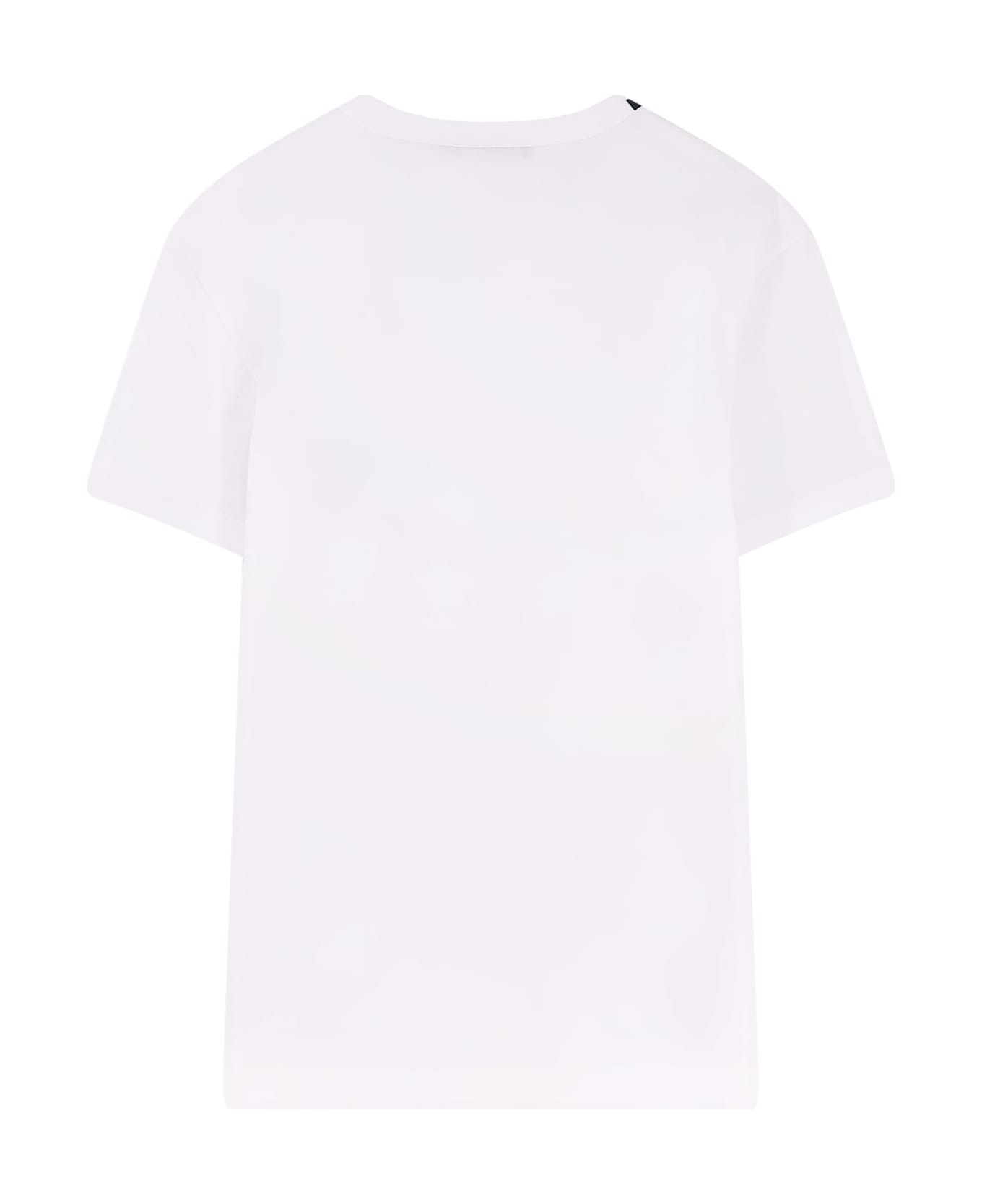Dolce & Gabbana Cotton T-shirt With Iconic Logo Patch - White