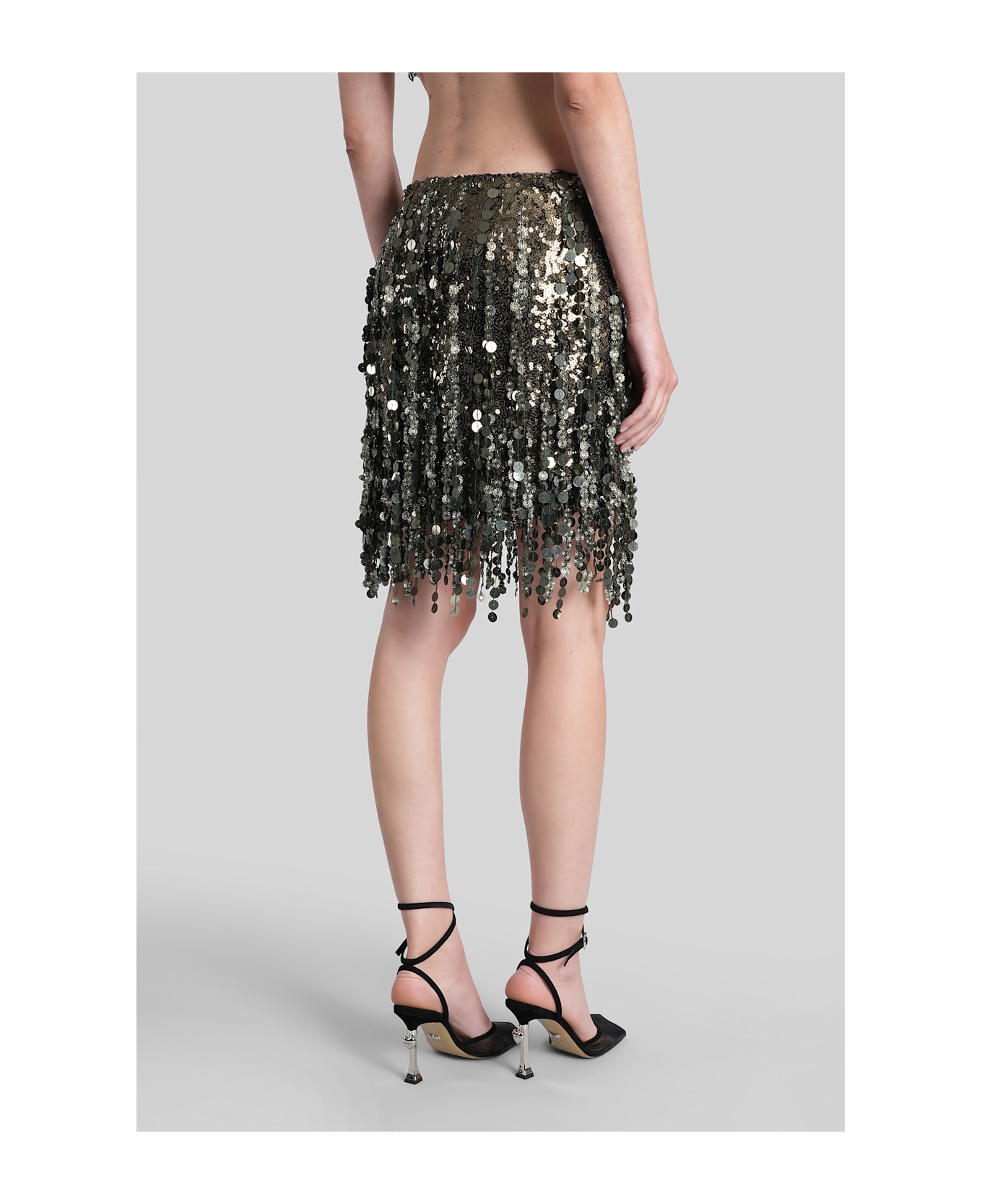 Blumarine Skirt In Green Polyamide - green