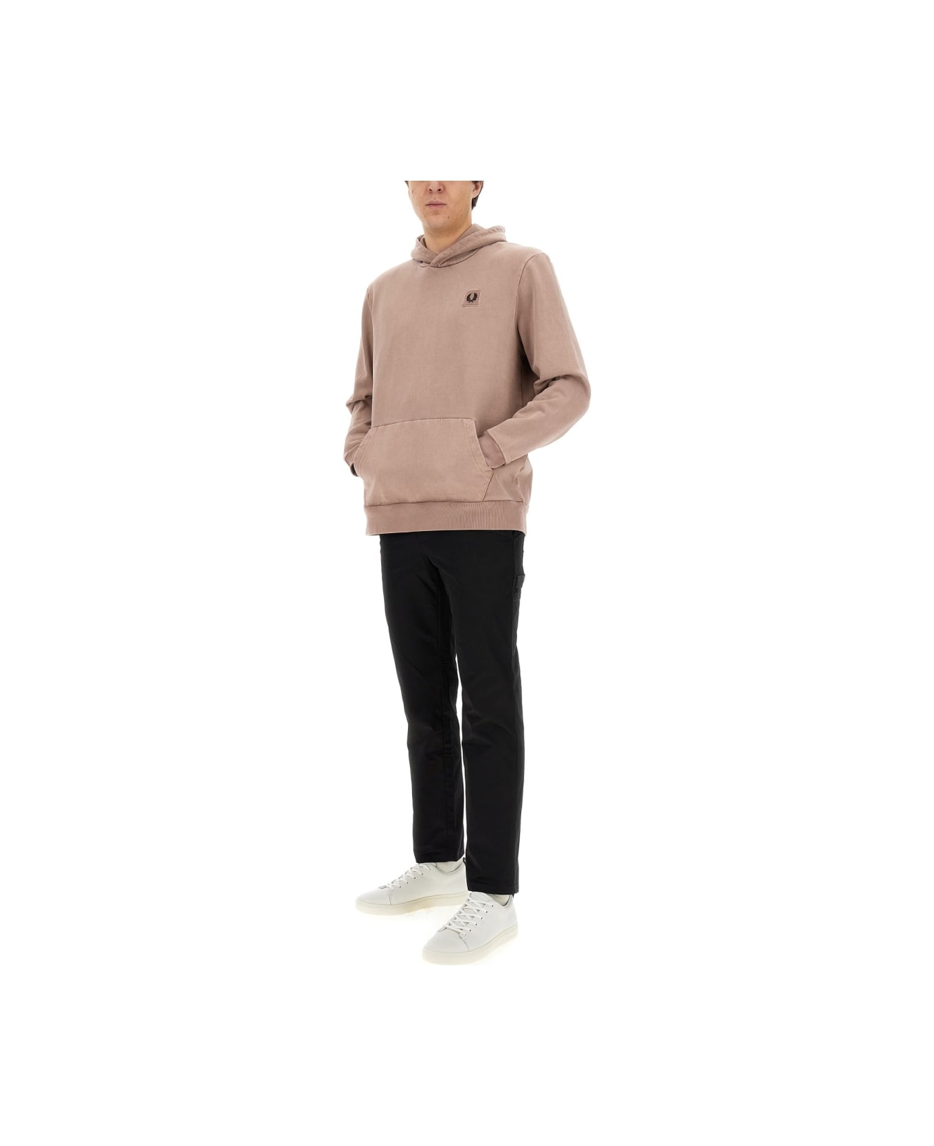 Fred Perry Sweatshirt With Logo - PINK