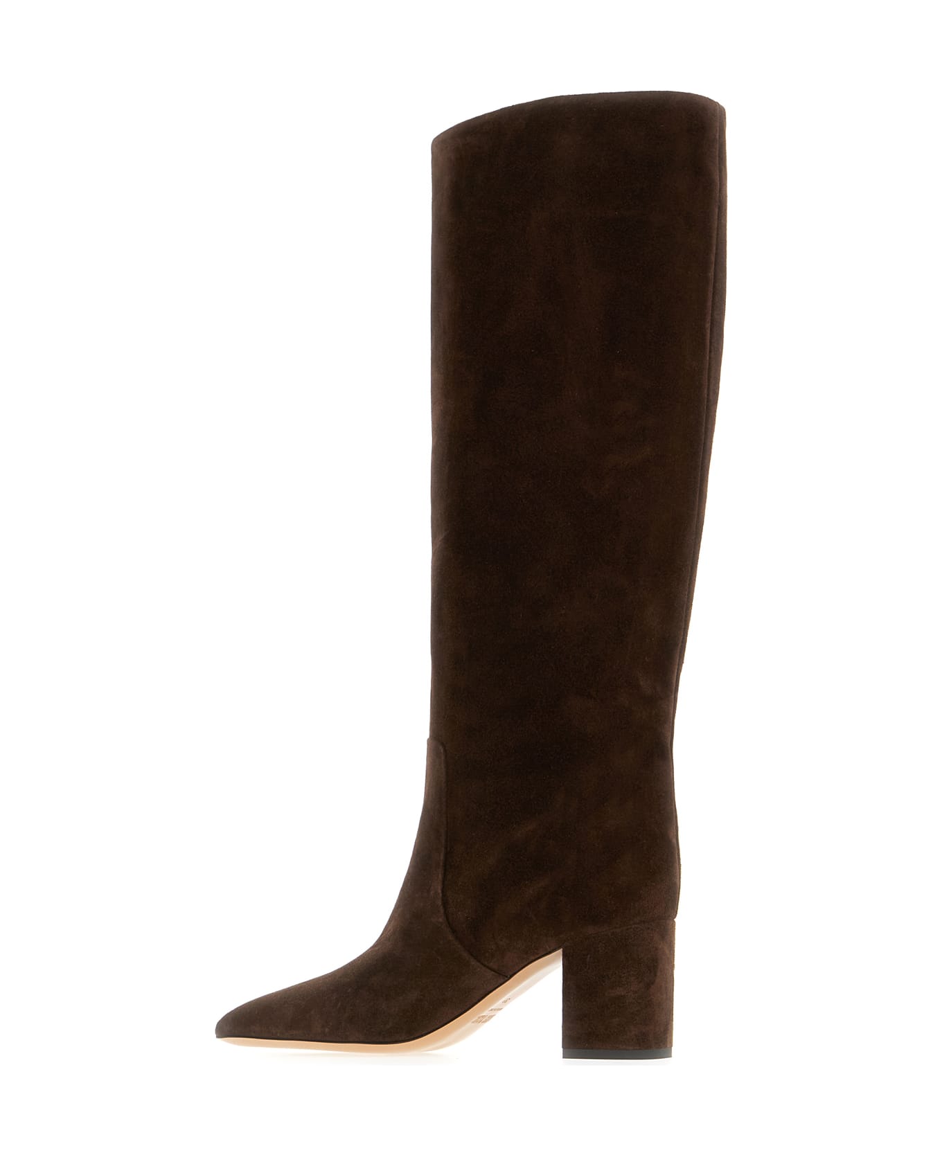Paris Texas Chocolate Suede Anja Boots - Cioccolato