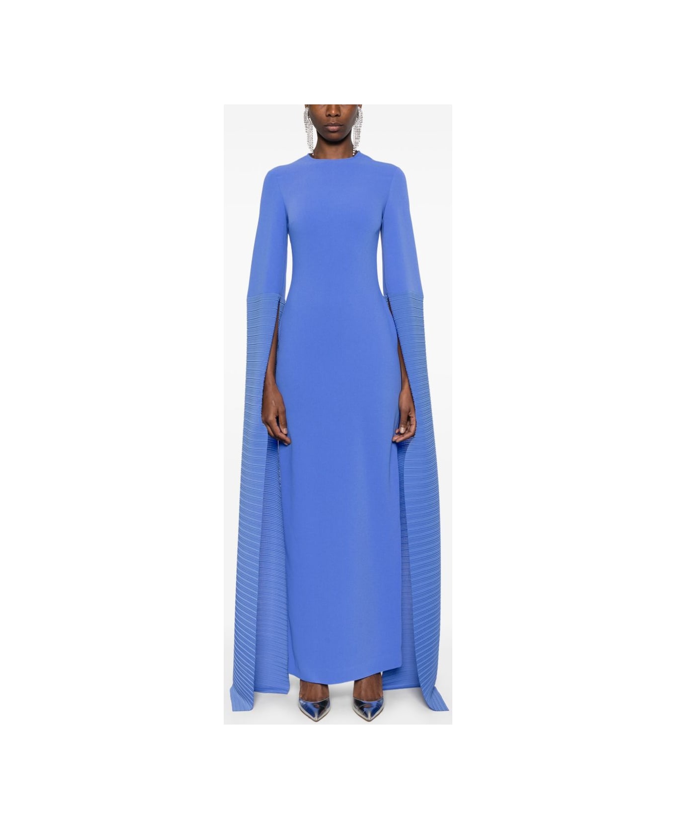 Solace London Naomi Maxi Dress - Blue