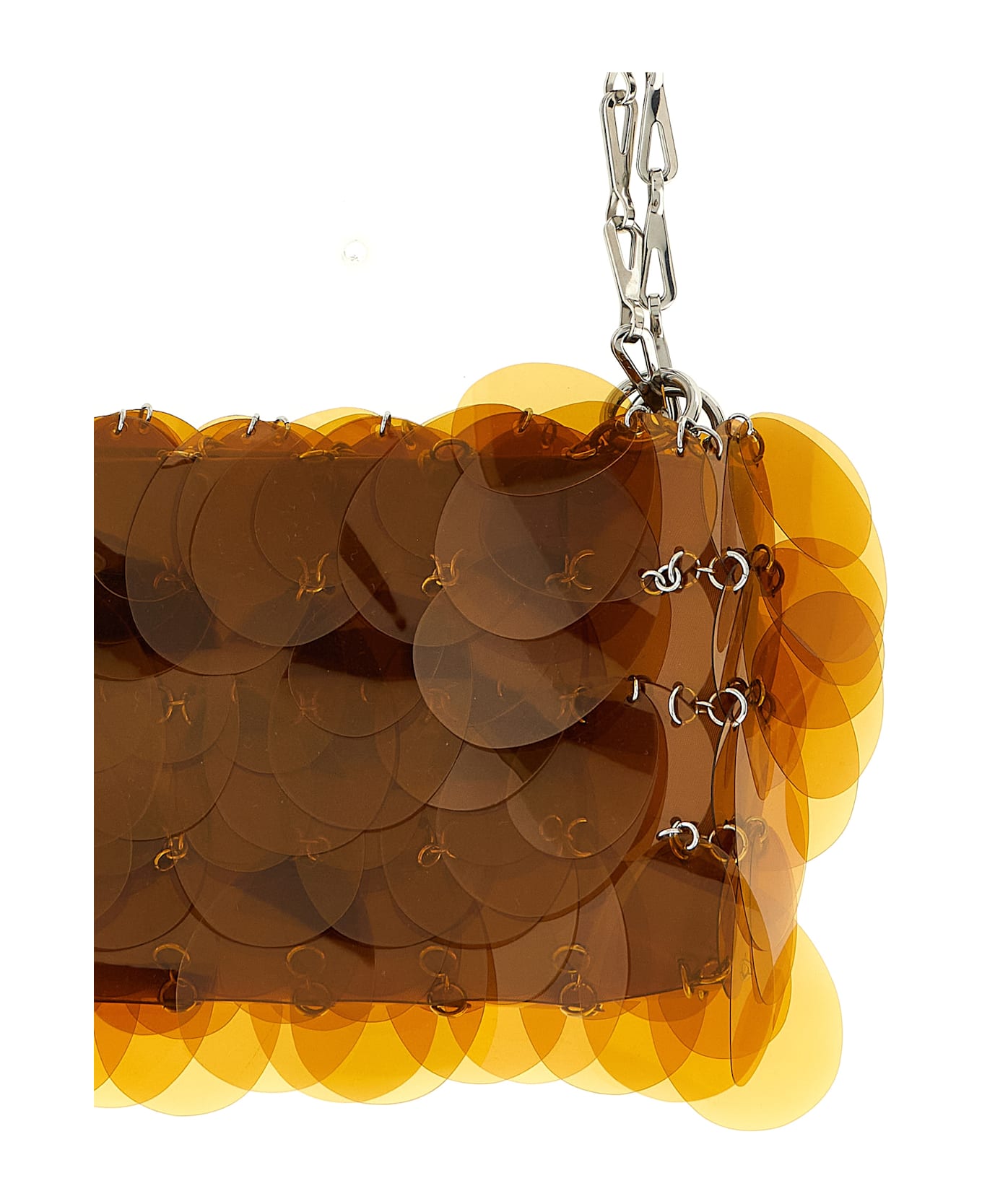 Paco Rabanne 'sparkle' Shoulder Bag - Orange