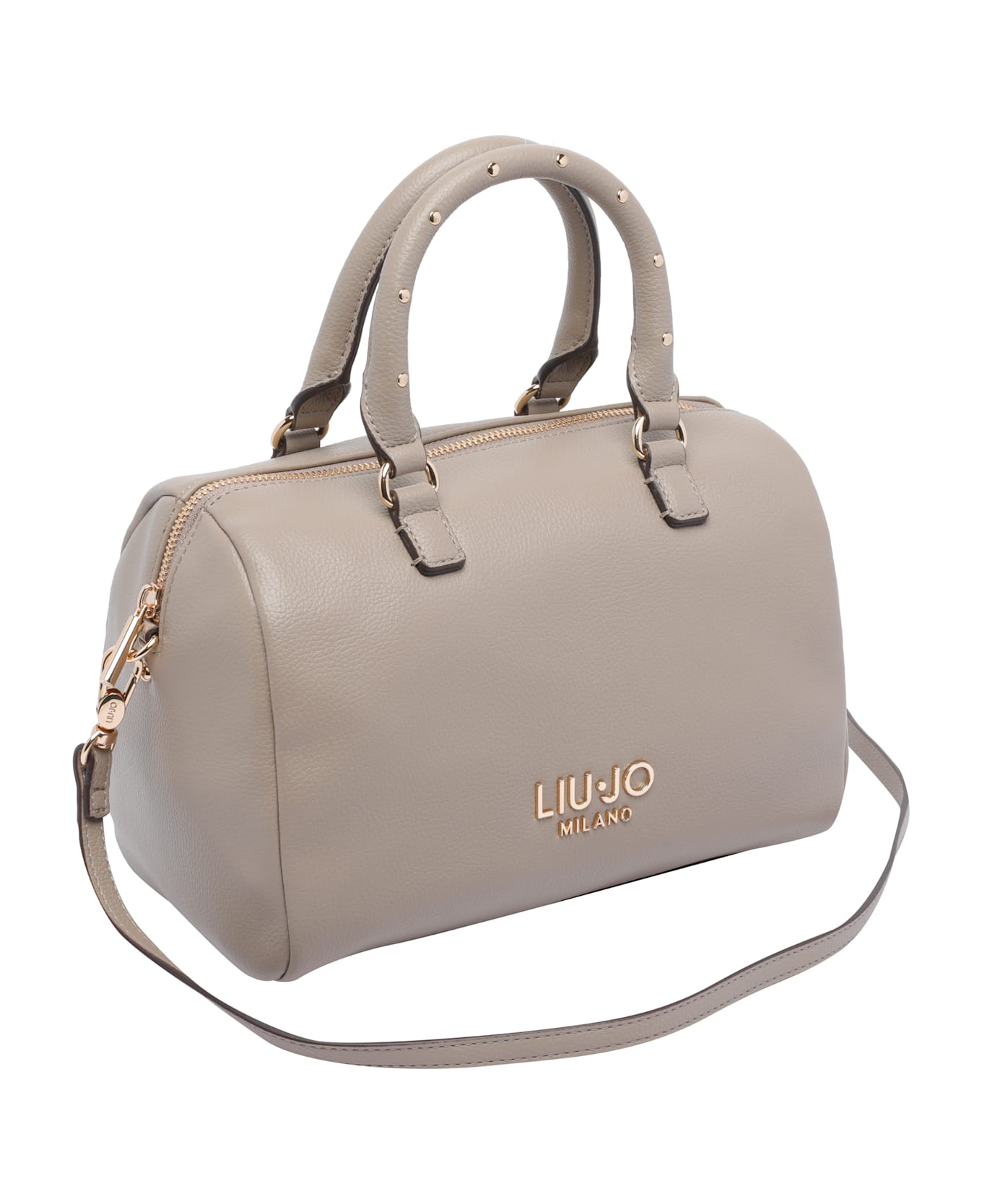 Liu-Jo Logo Satchel - Beige