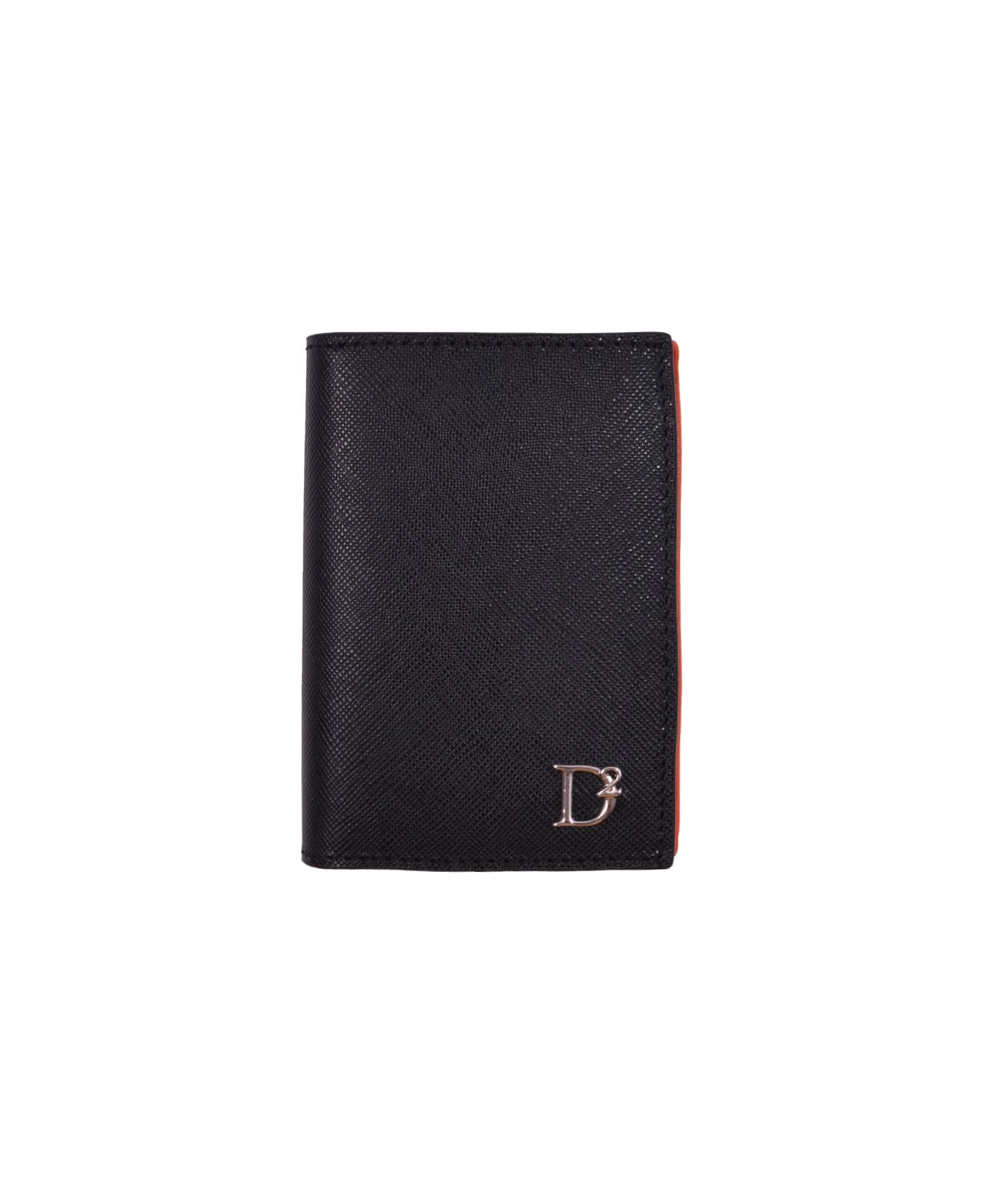 Dsquared2 Leather Card Holder - Black
