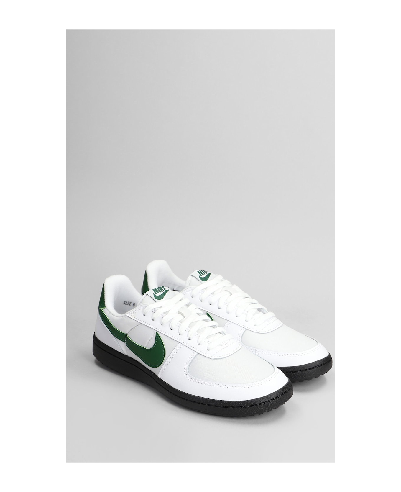Nike Field General 82 Sneakers In White Leather And Fabric - white