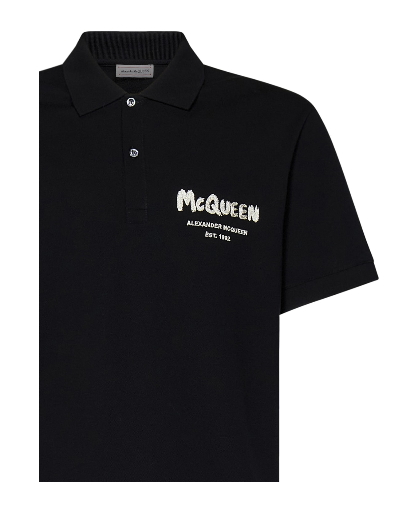 Alexander McQueen Polo Shirt - Black