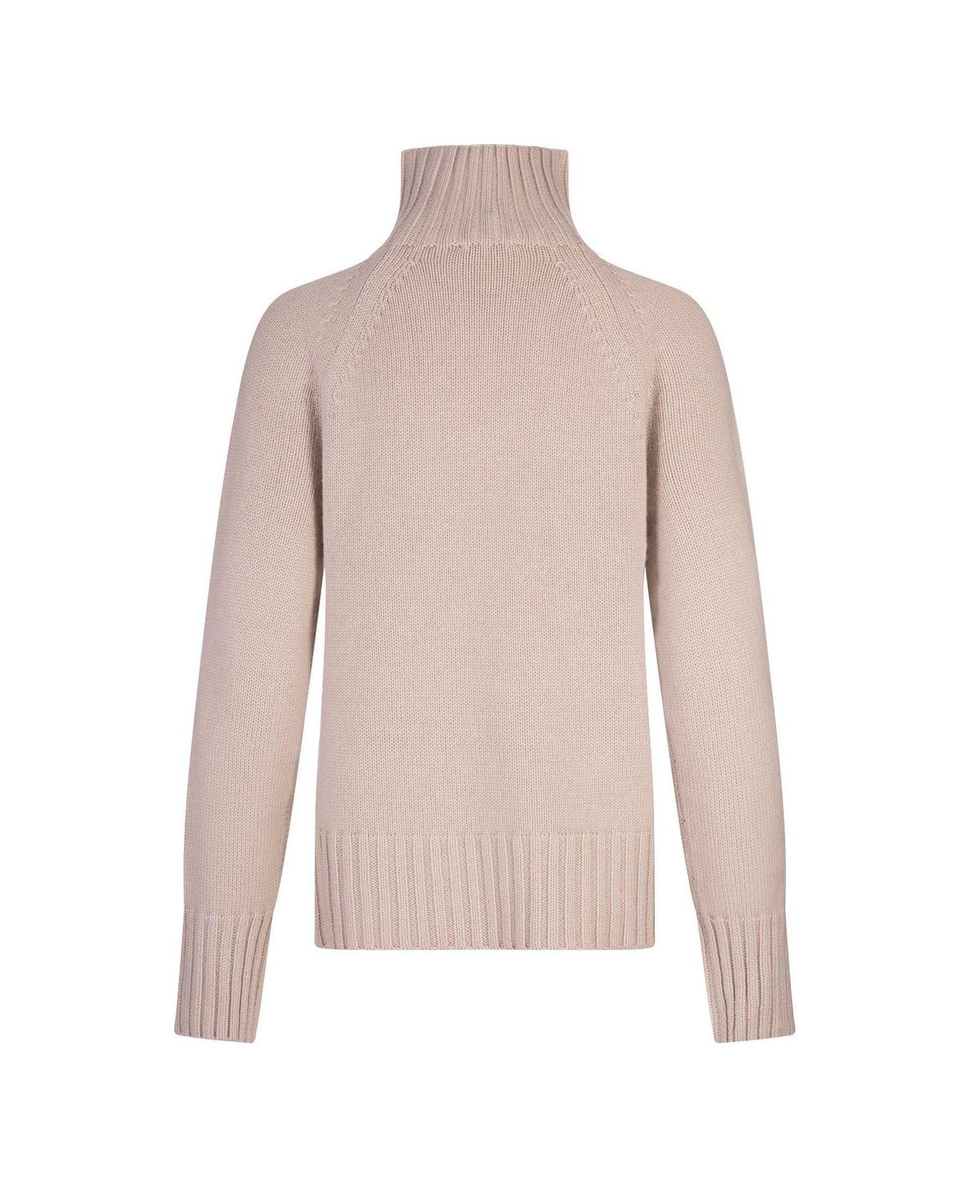 'S Max Mara Turtleneck Knitted Jumper - Beige