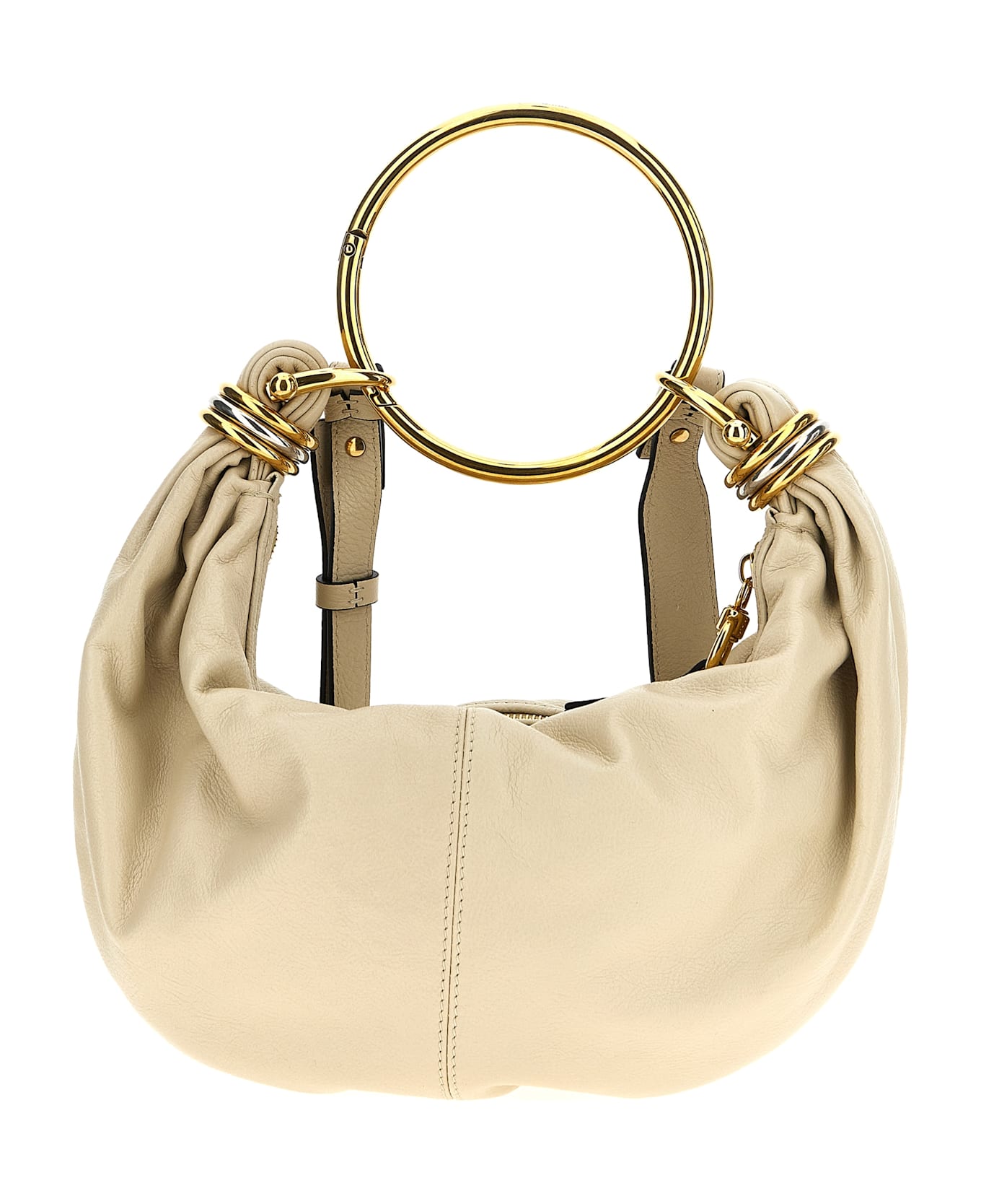 Chloé 'bracelet Small Hobo Bag' Handbag - Beige