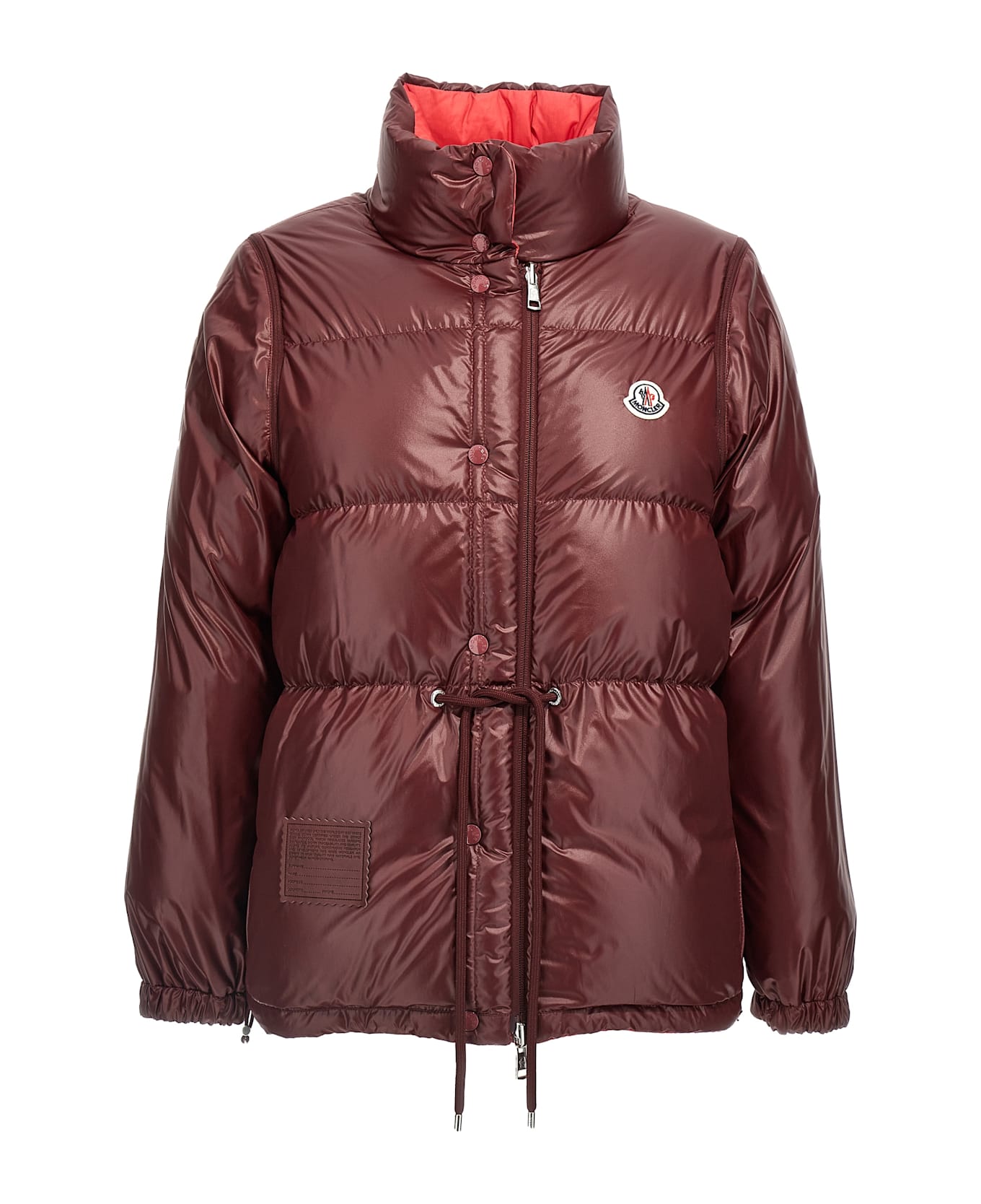 Moncler 'moncler Verone 1' Reversible Down Jacket - Red