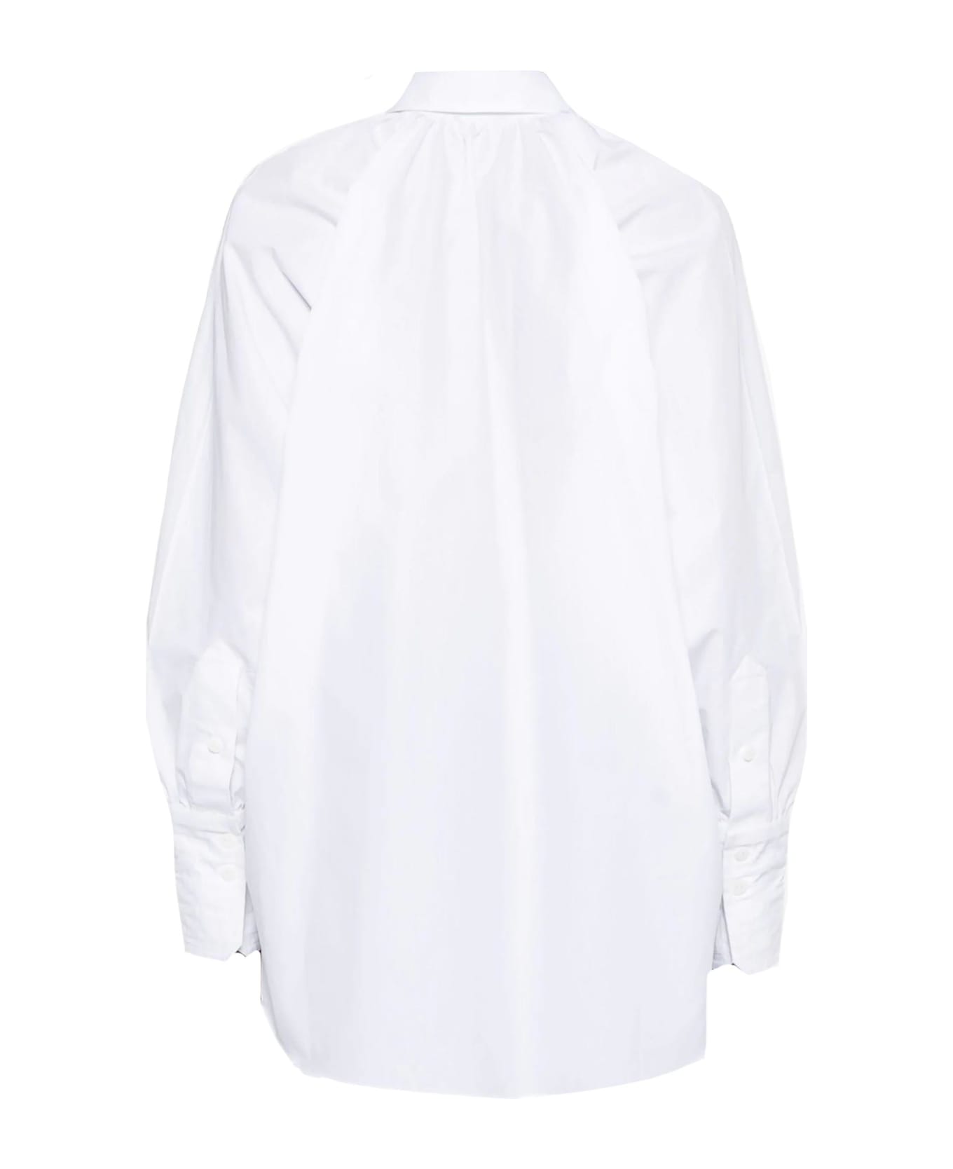 Patou White Cotton Shirt - WHITE