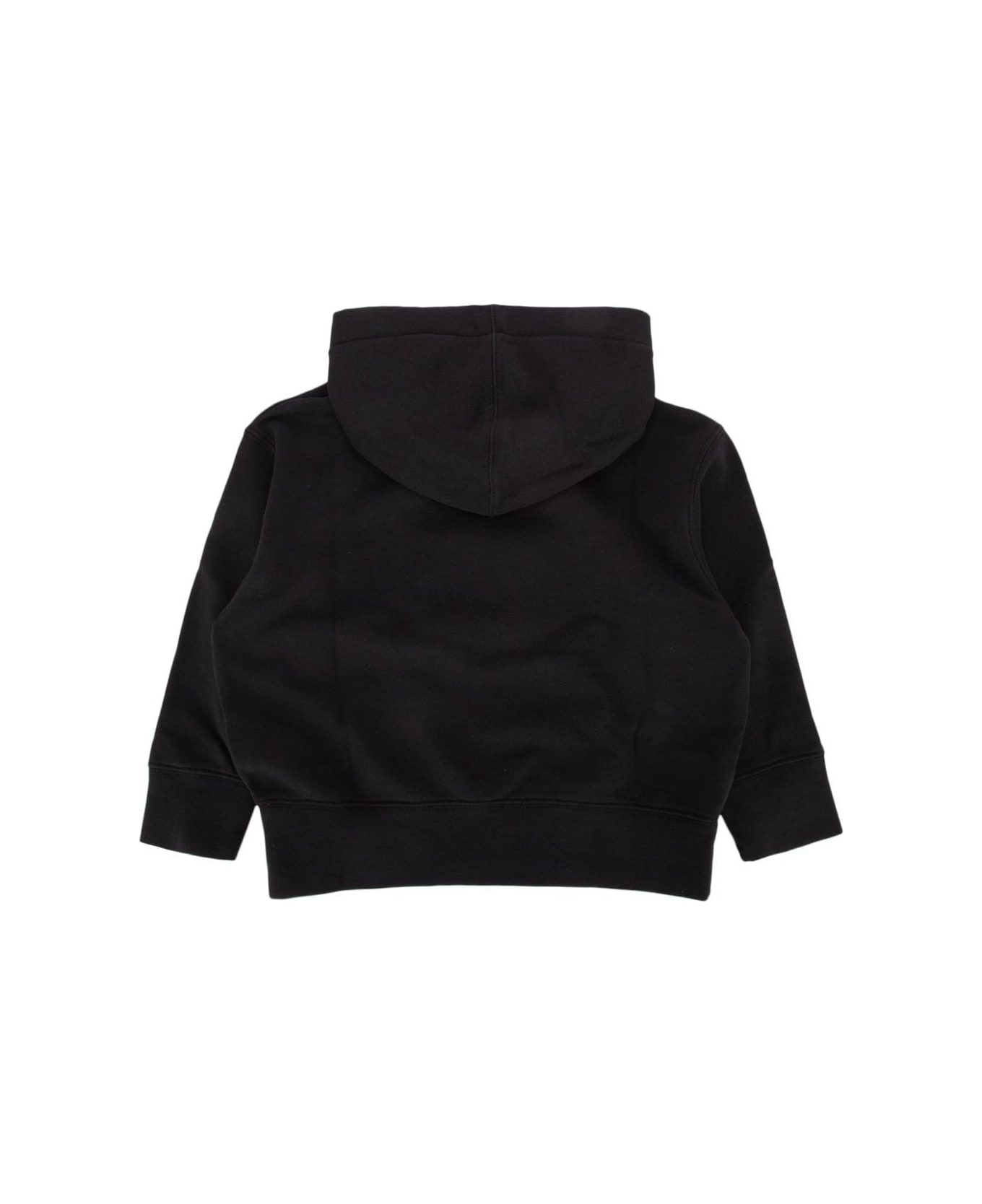 Palm Angels Bear-printed Long Sleeved Hoodie - BLACK ニットウェア＆スウェットシャツ