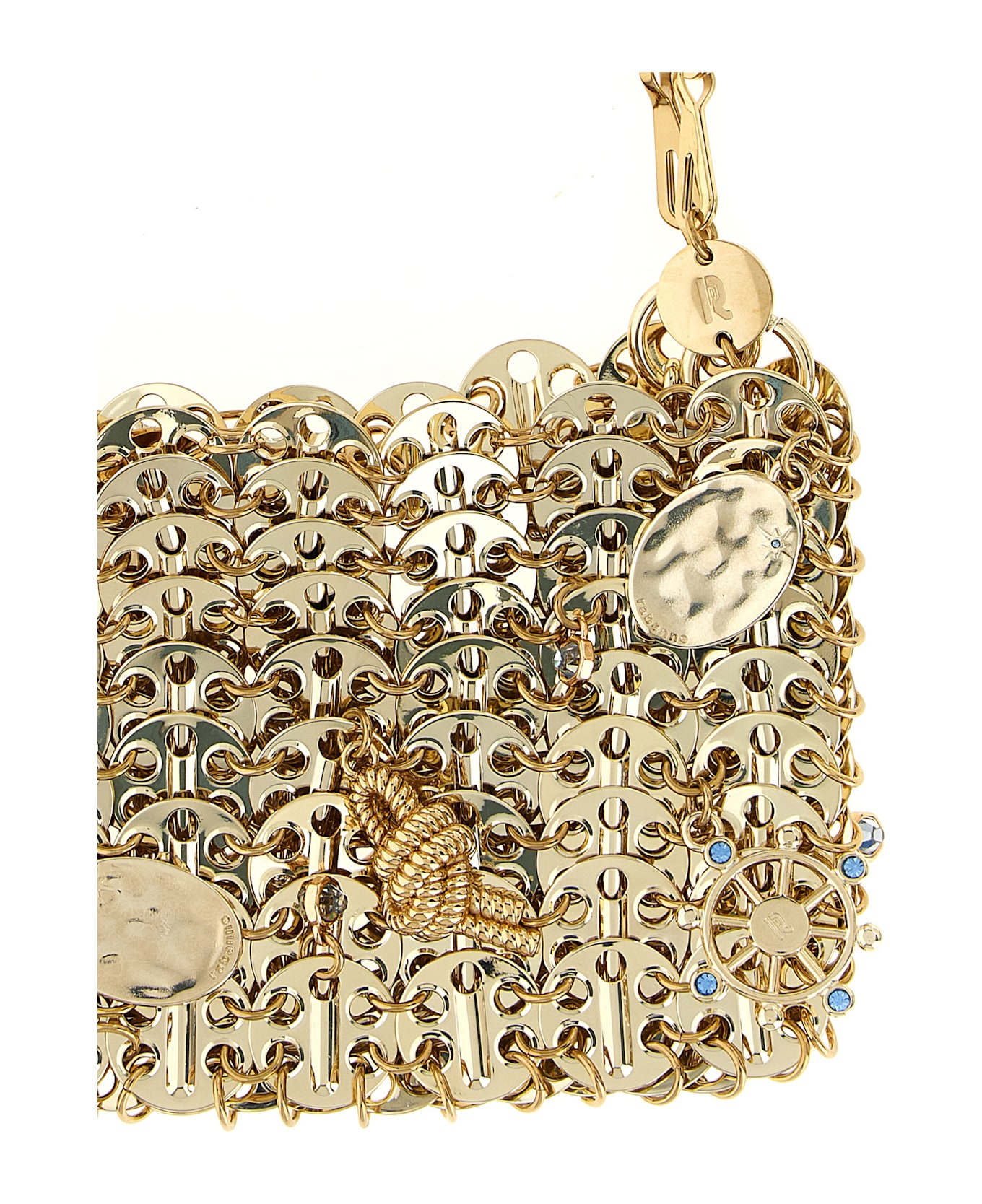 Paco Rabanne 
1969 Nano
 Shoulder Bag - Gold