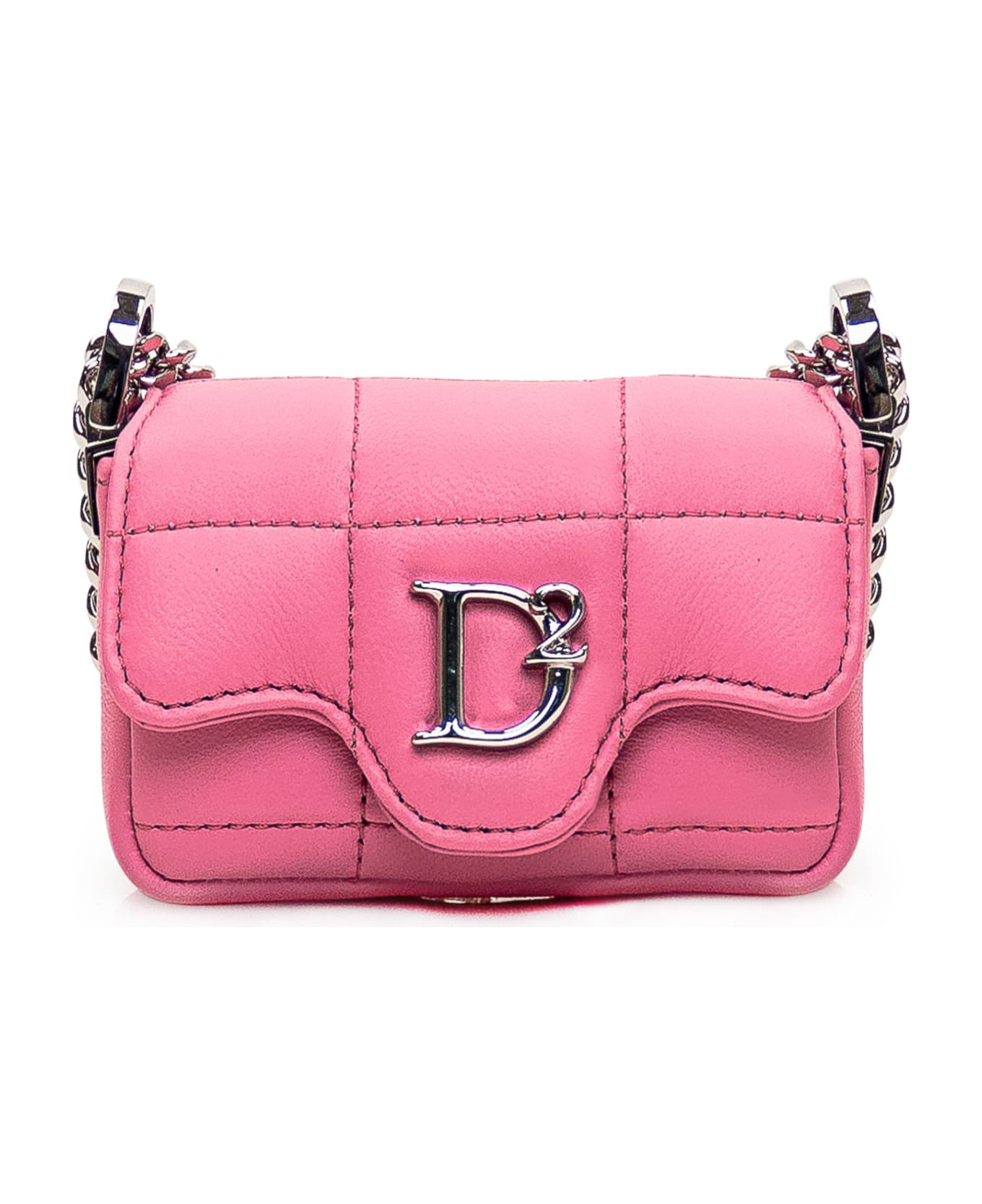 Dsquared2 Mini Bag In Leather - ROSA PALLADIO