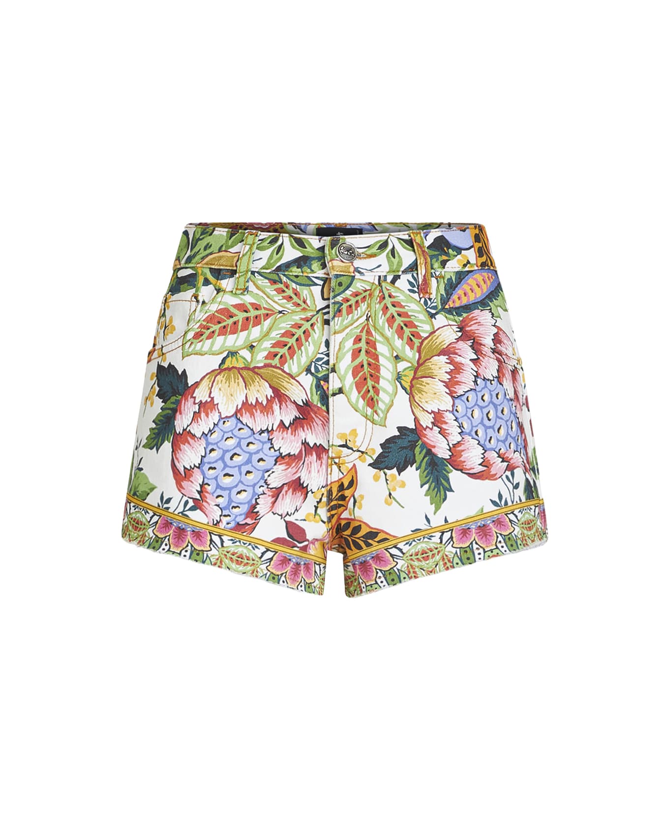 Etro Multicolor Bouquet Shorts - Multicolour ショートパンツ