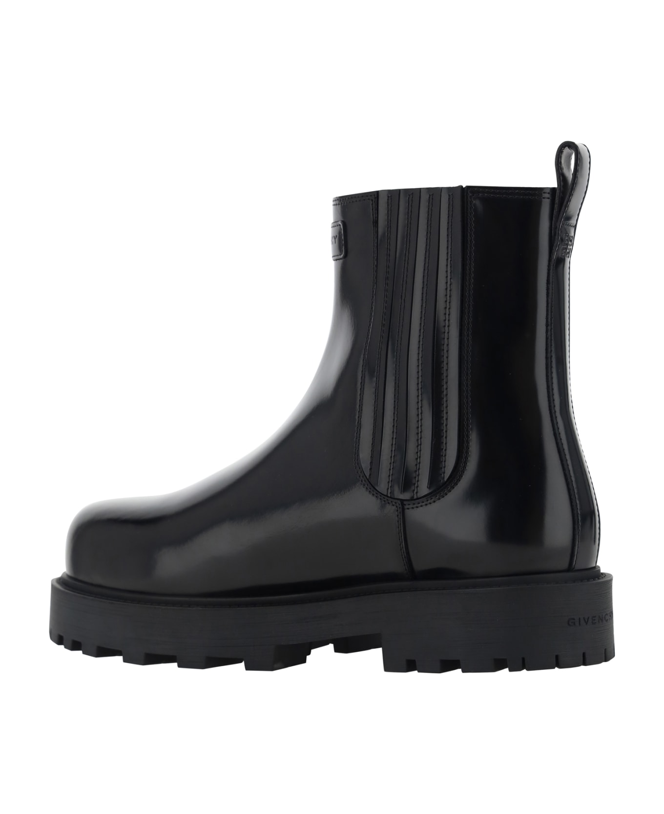 Givenchy Brushed Leather Chelsea Boots - Black ブーツ