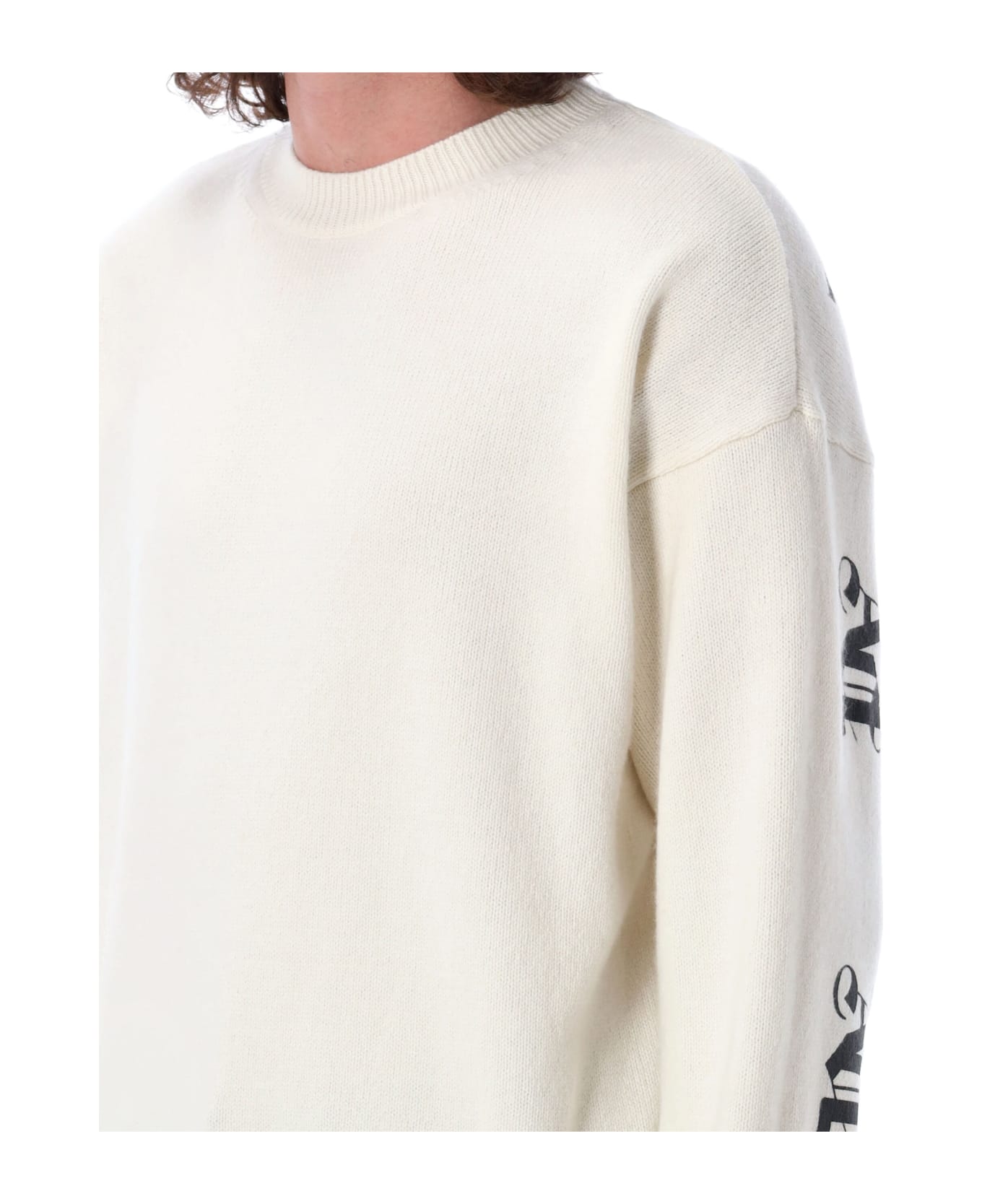 Palm Angels Monogram Series Knit - WHITE