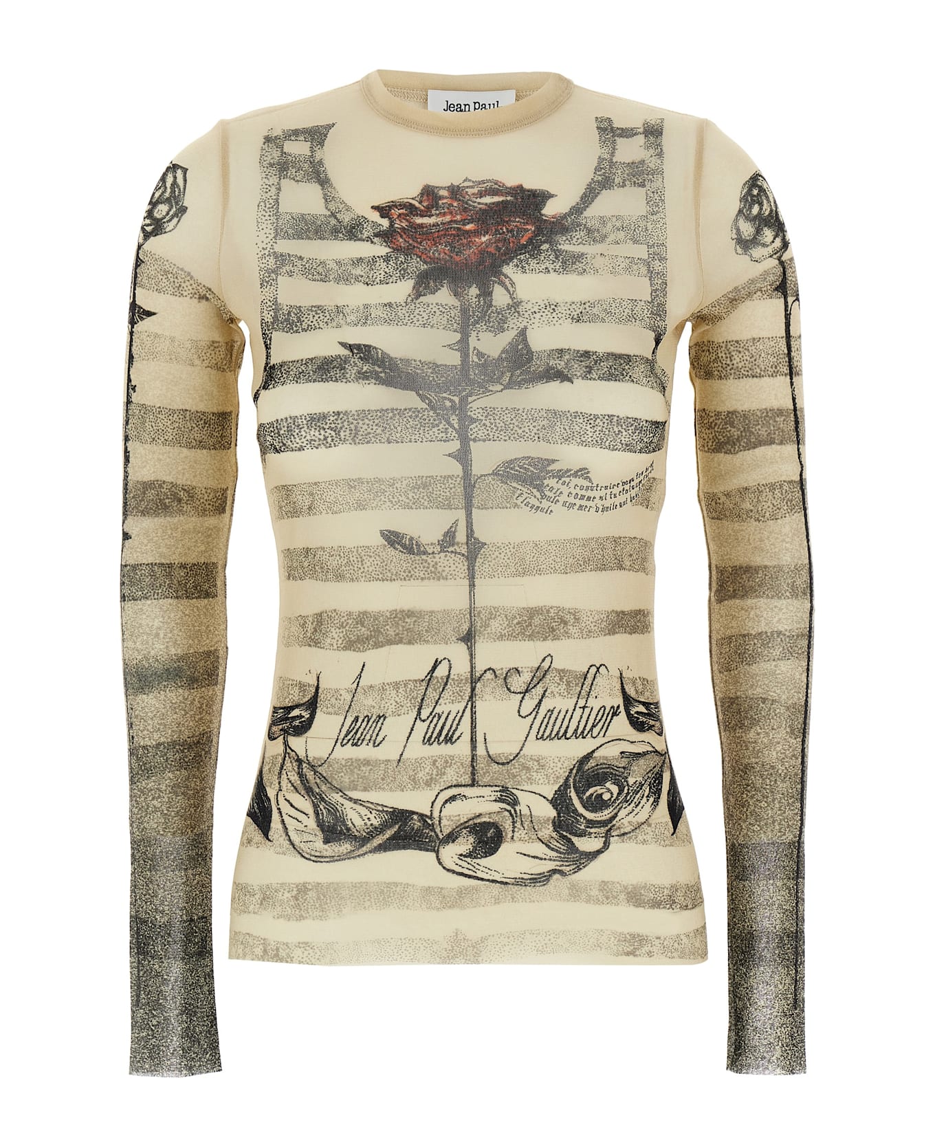 Jean Paul Gaultier Tulle Top - Multicolor