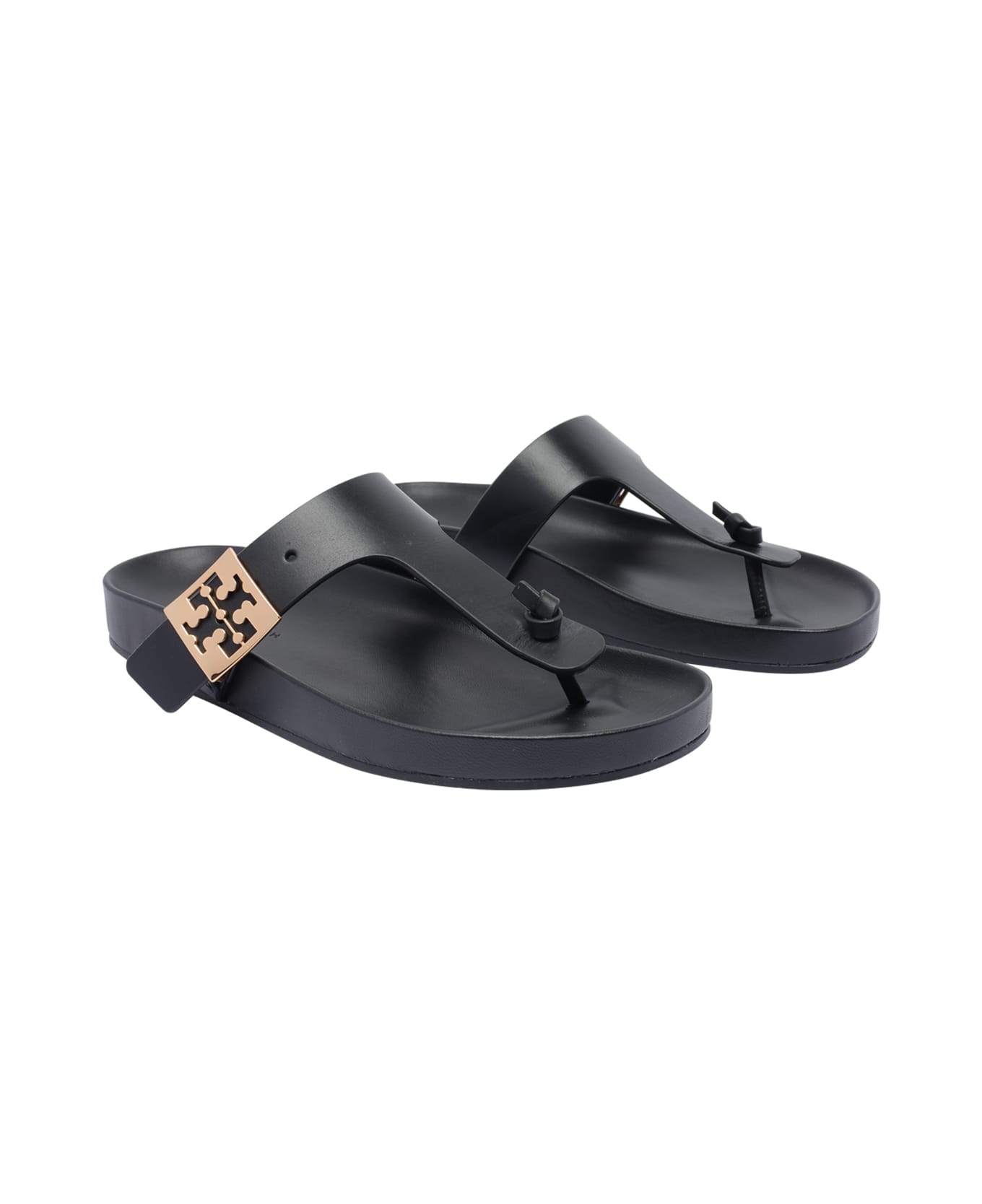 Tory Burch Mellow Thong Sandals - Black