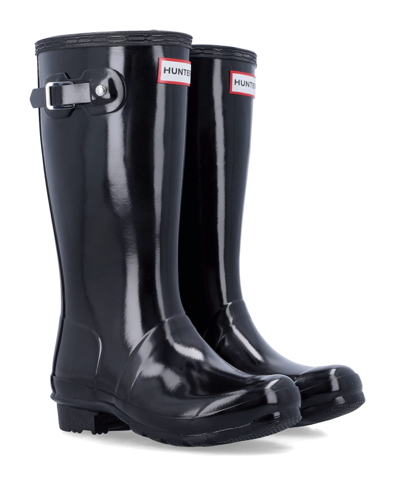 Hunter Big Kids Original Wellington Boots - BLACK