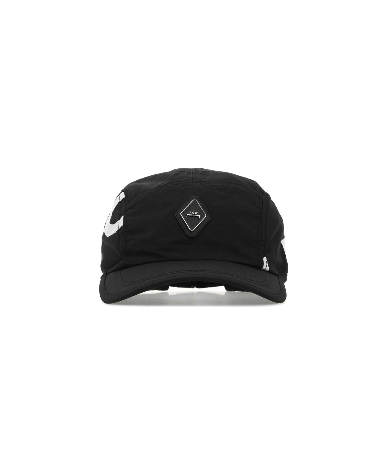 A-COLD-WALL Black Nylon Baseball Cap - BLACK 帽子