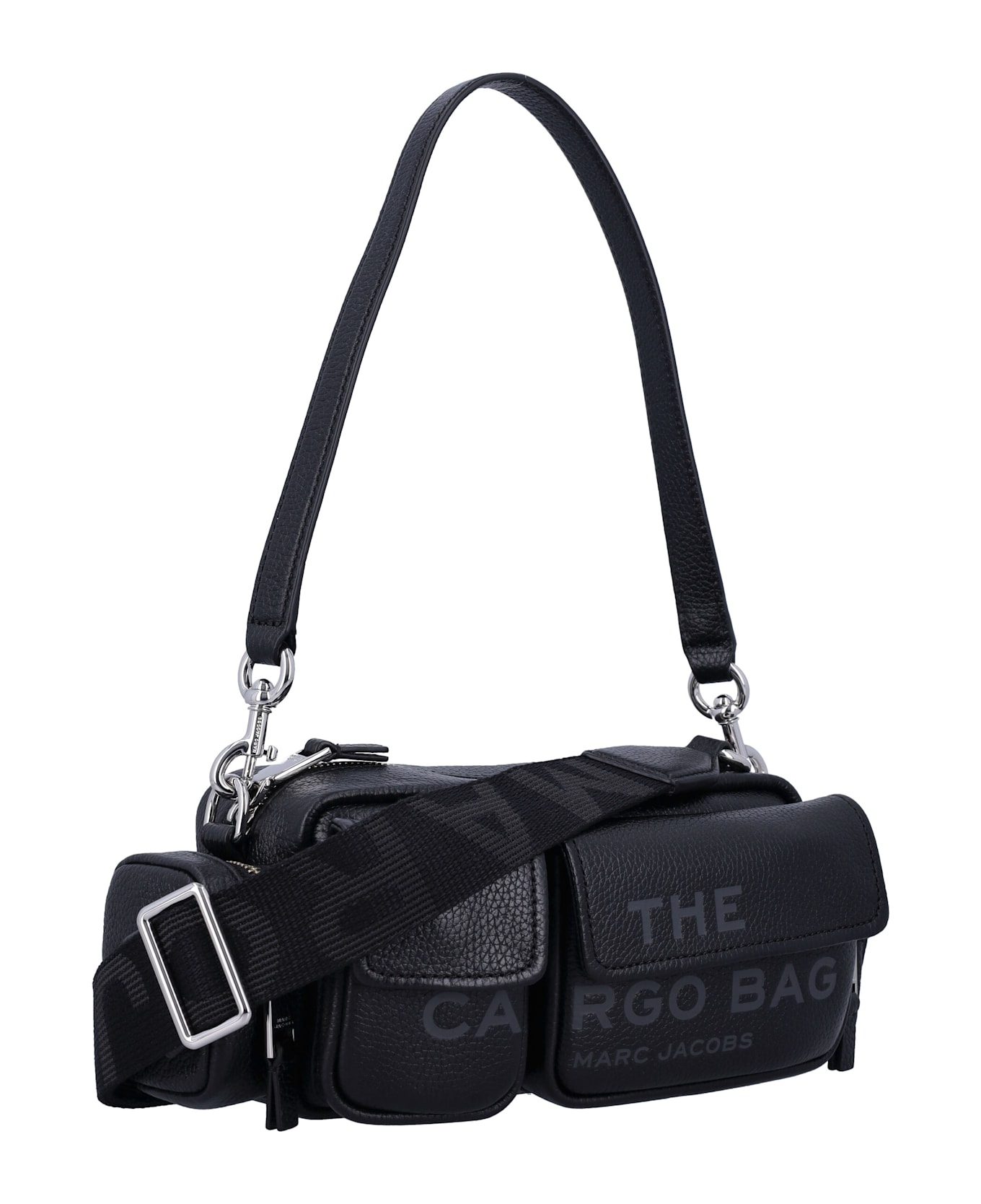 Marc Jacobs The Leather Cargo Bag - BLACK