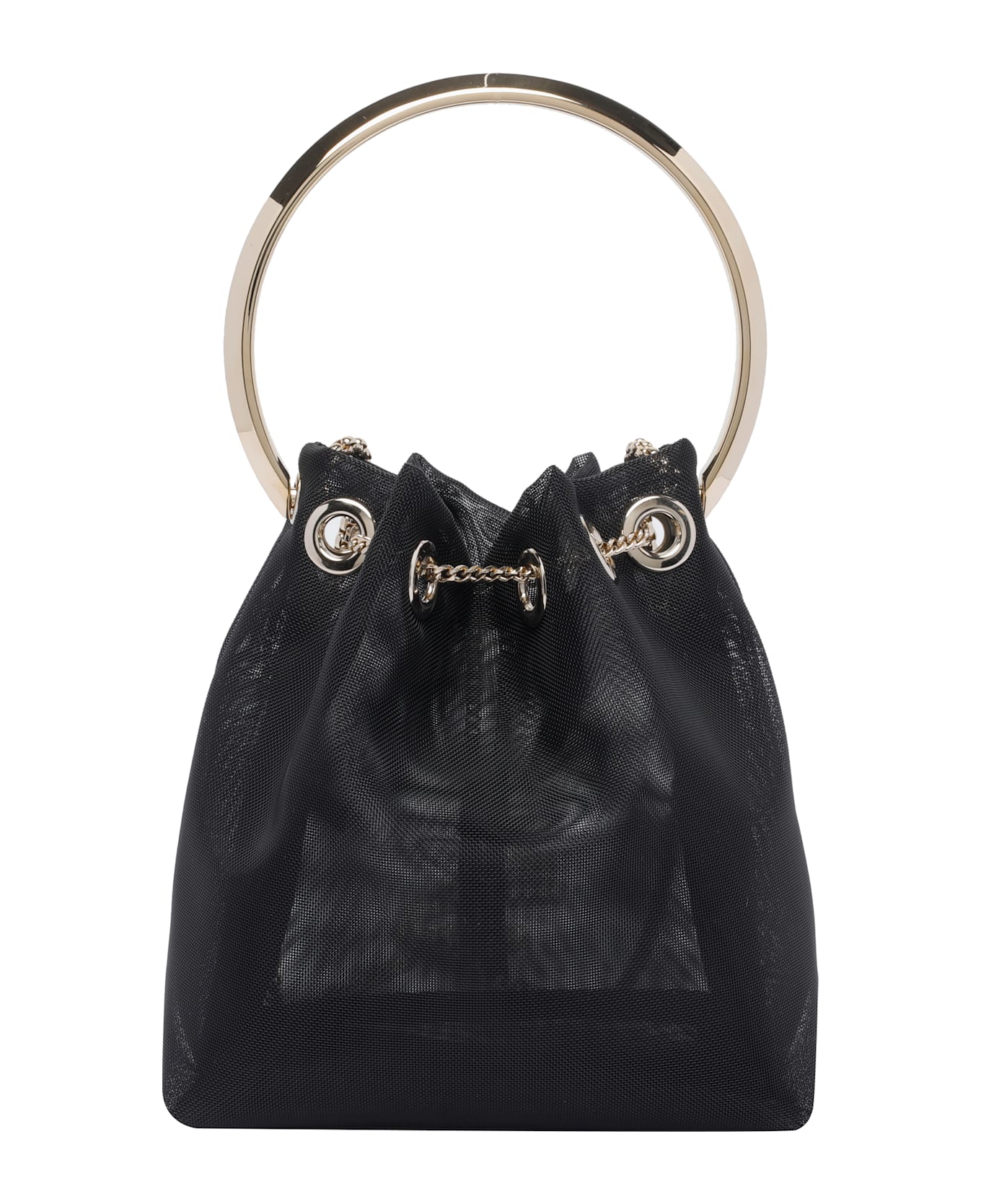 Jimmy Choo Bon Bon Bucket Bag - Black