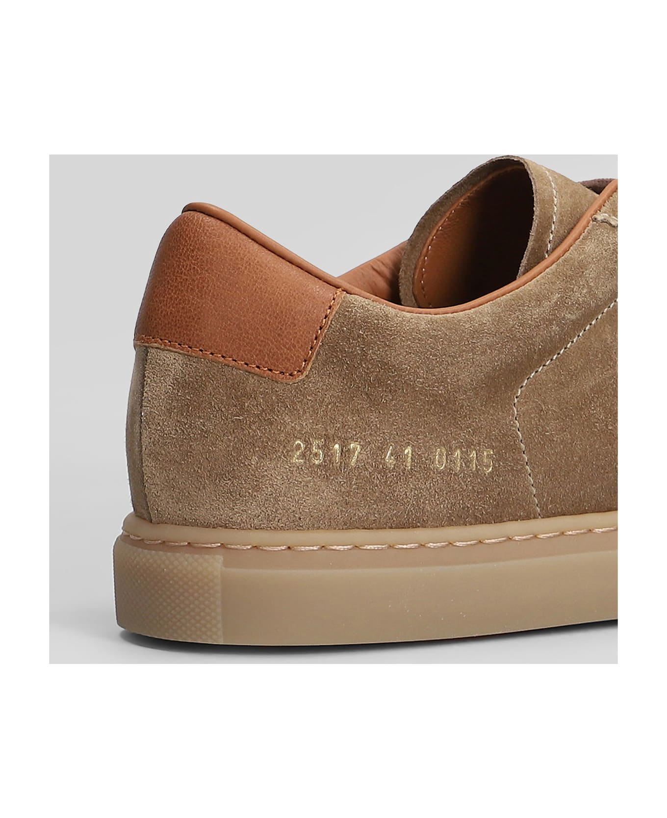 Common Projects Field Trainer Sneakers In Camel Suede - Camel