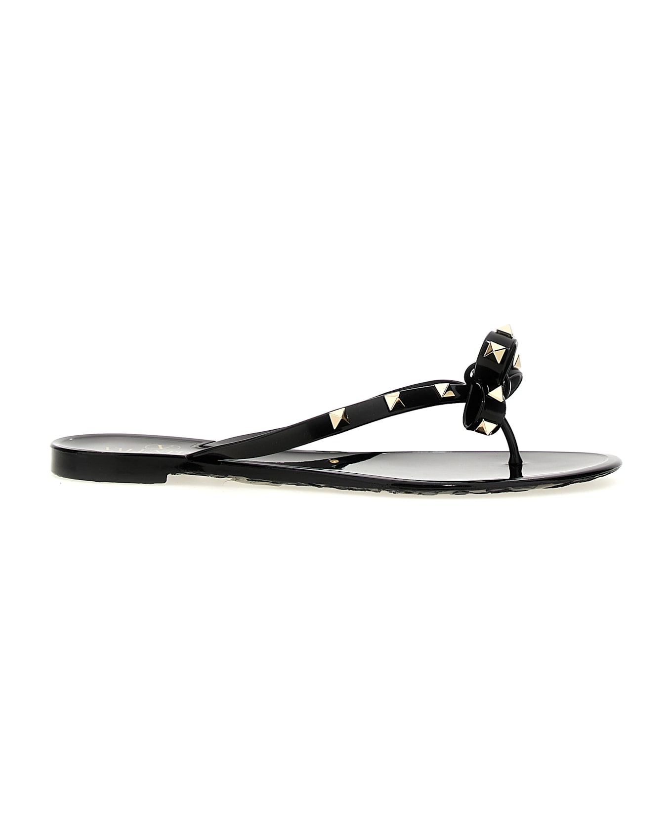 Valentino Garavani 
pm Thong Rockstud
 Sandals - Black  
