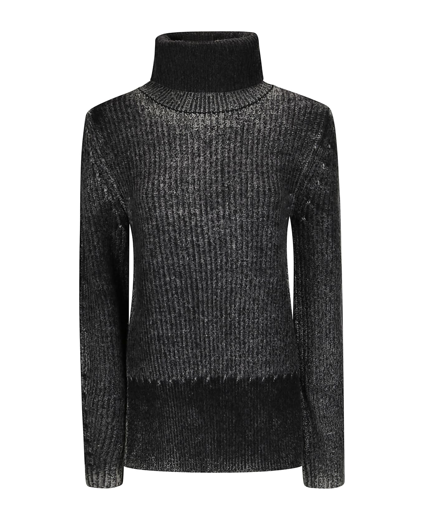 Acne Studios Turtleneck Knitted Sweaters - ANTHRACITE GREY