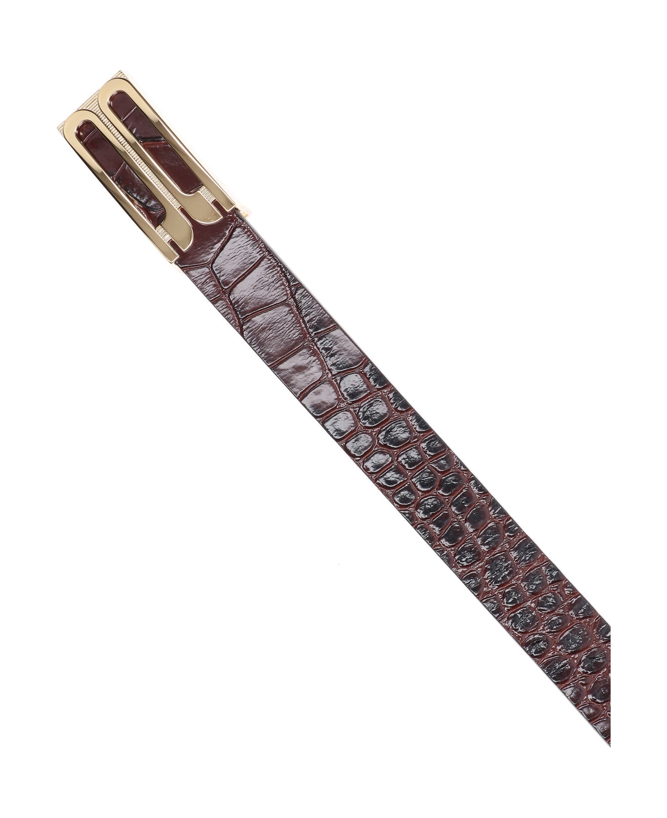 Victoria Beckham 
jumbo Frame
 Belt - Brown