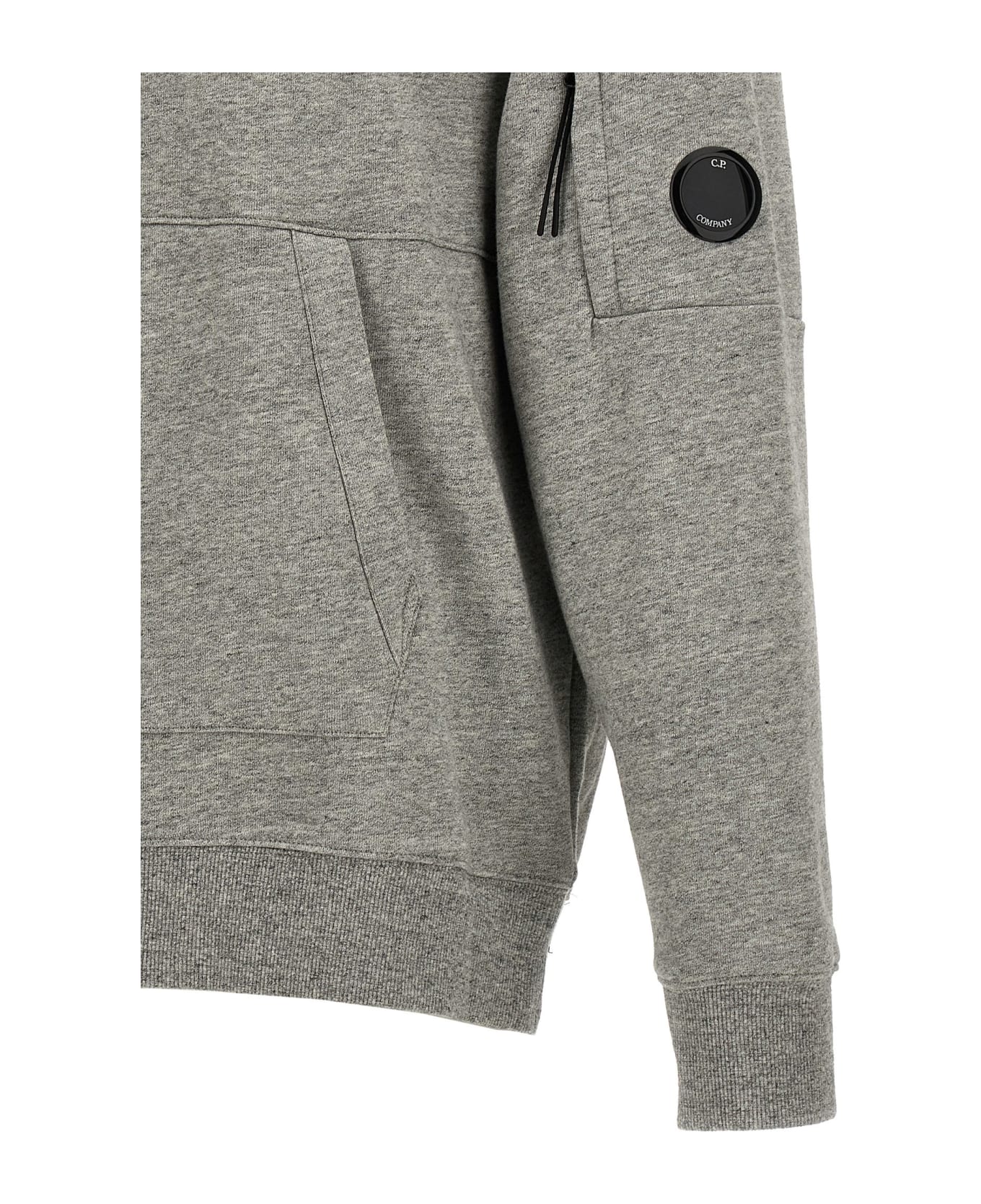 C.P. Company 
diagonal Raised
 Hoodie - Grey
