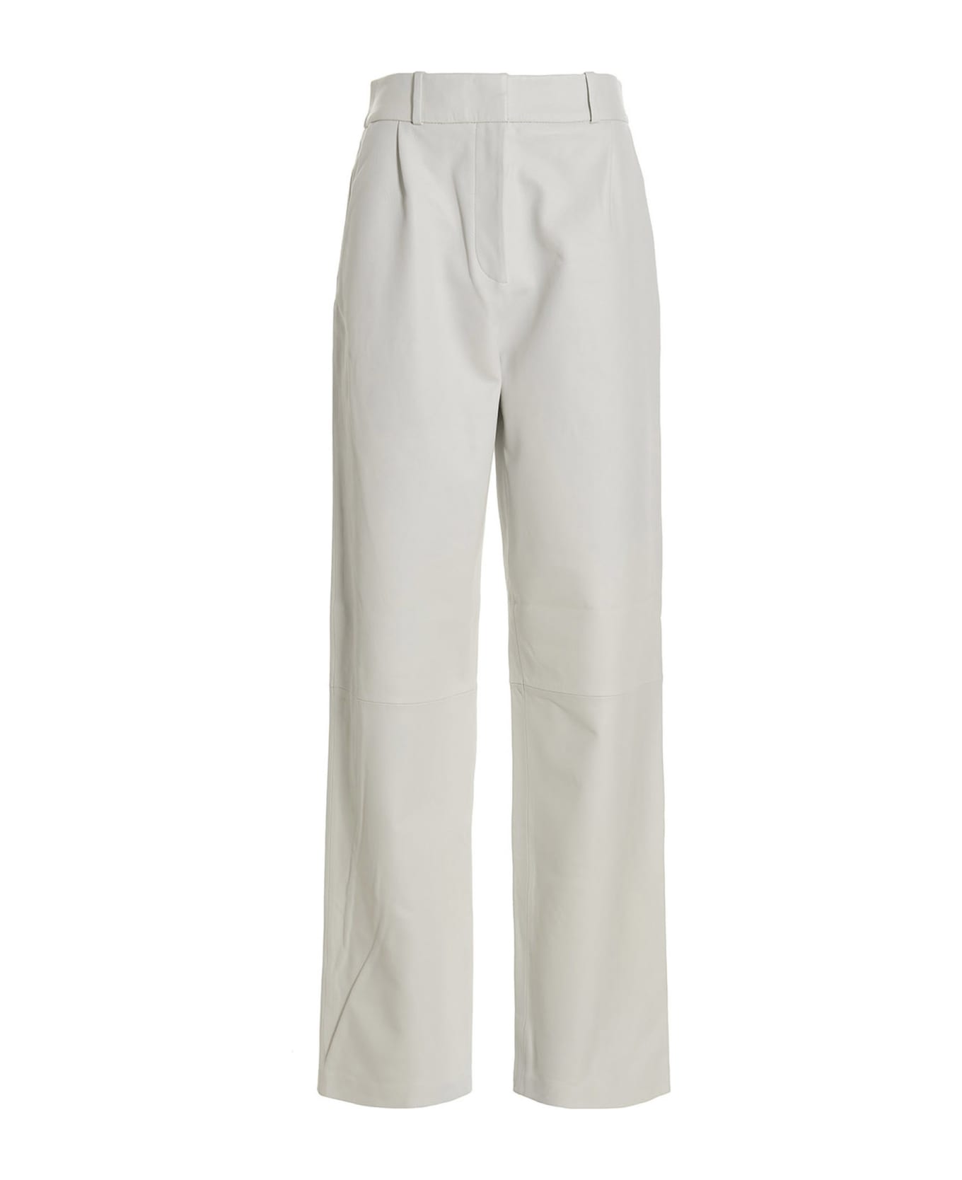 KASSL Editions Leather Pants - White