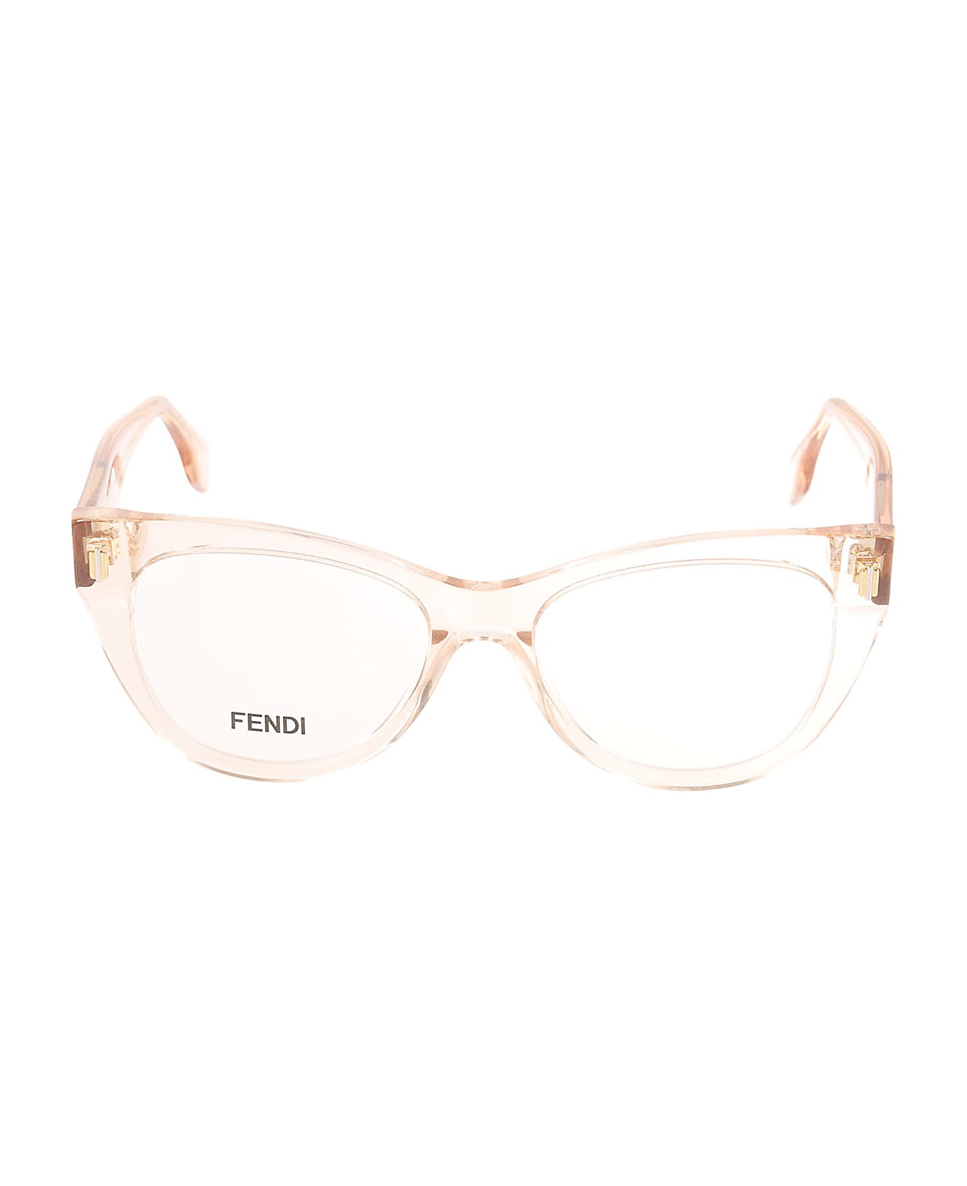 Fendi Clear Frame Round Lense Glasses - 072 - Rose