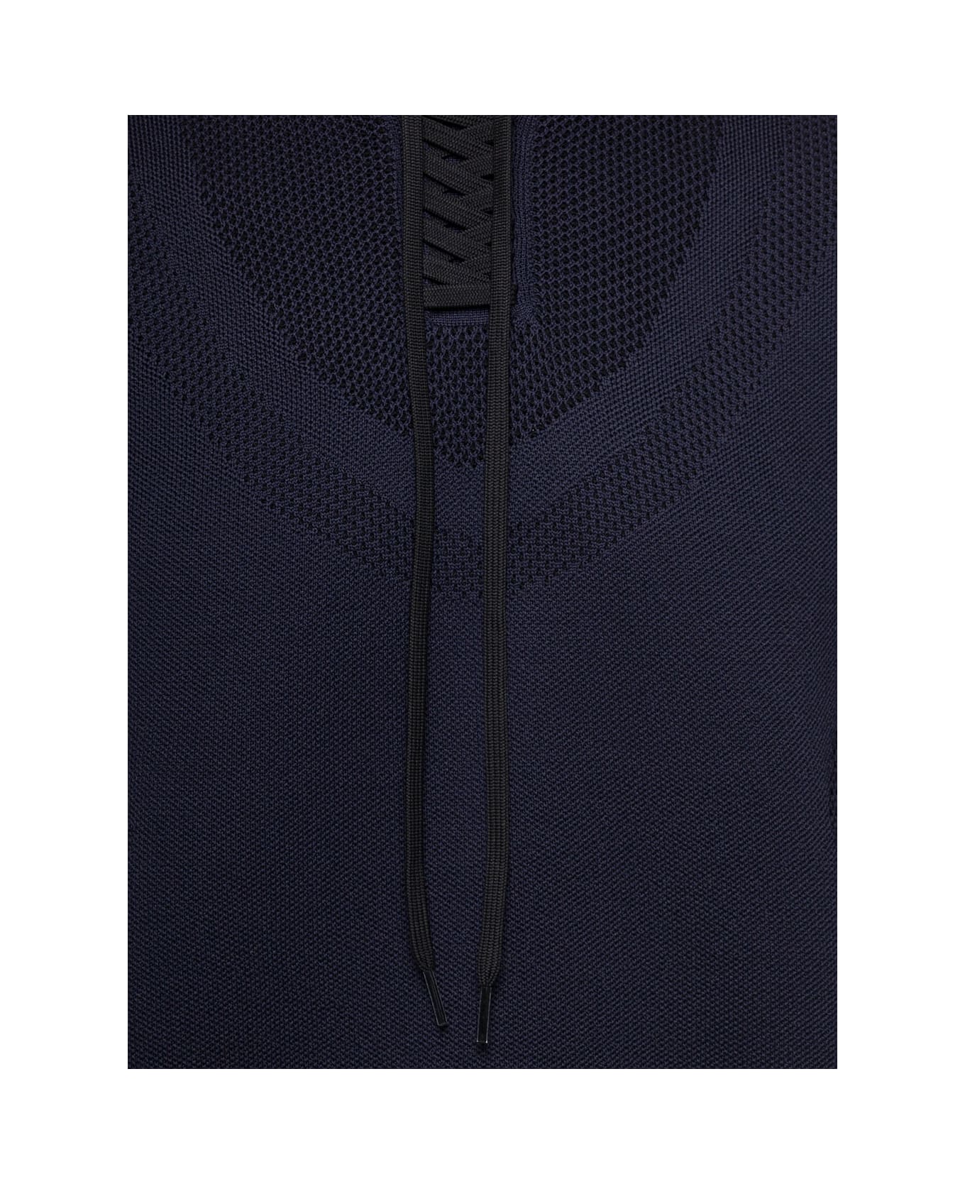 Botter Blue Long Sleeves Polo With Drawstring Collar Man Botter - Blu