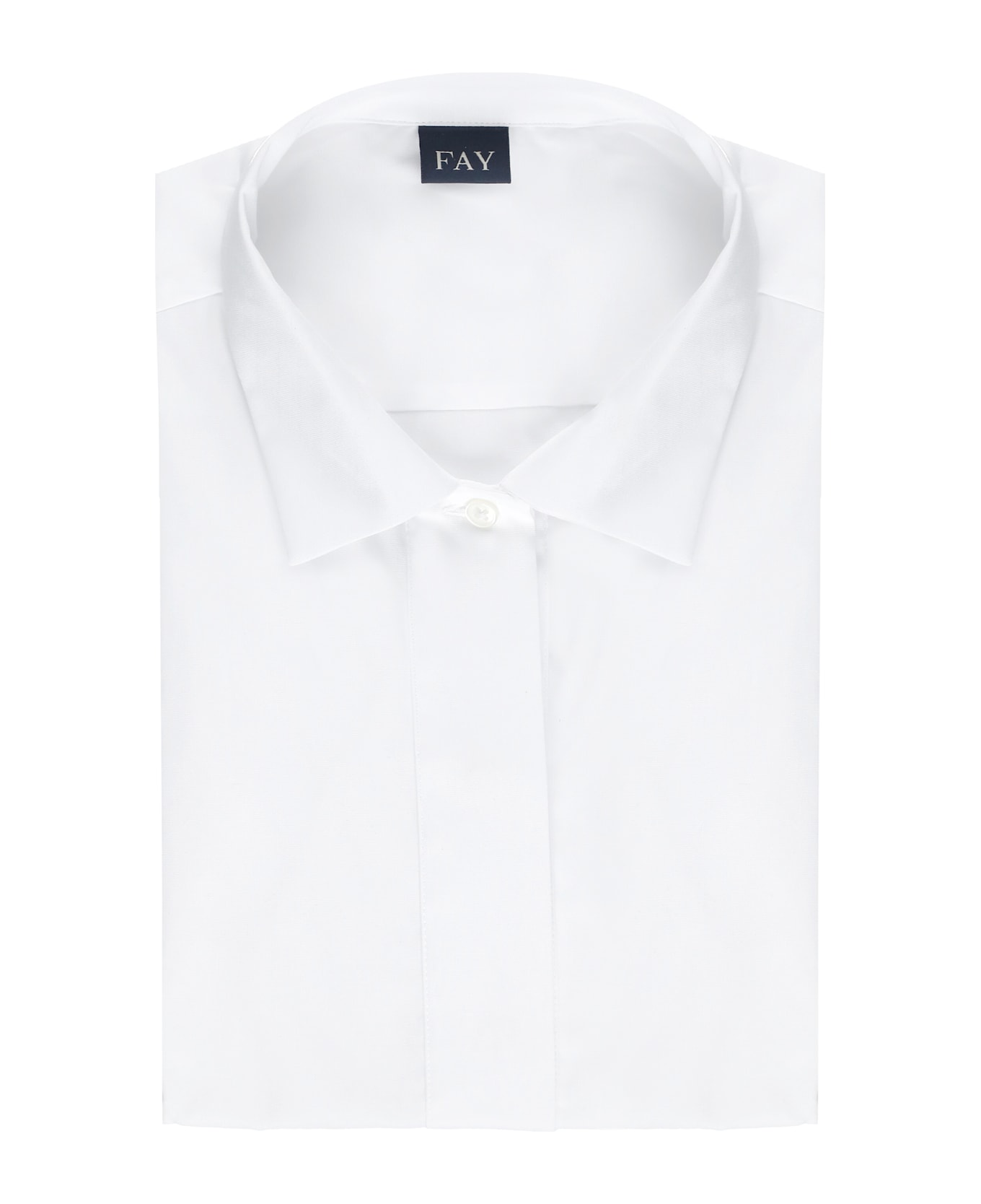 Fay Cotton Shirt - White