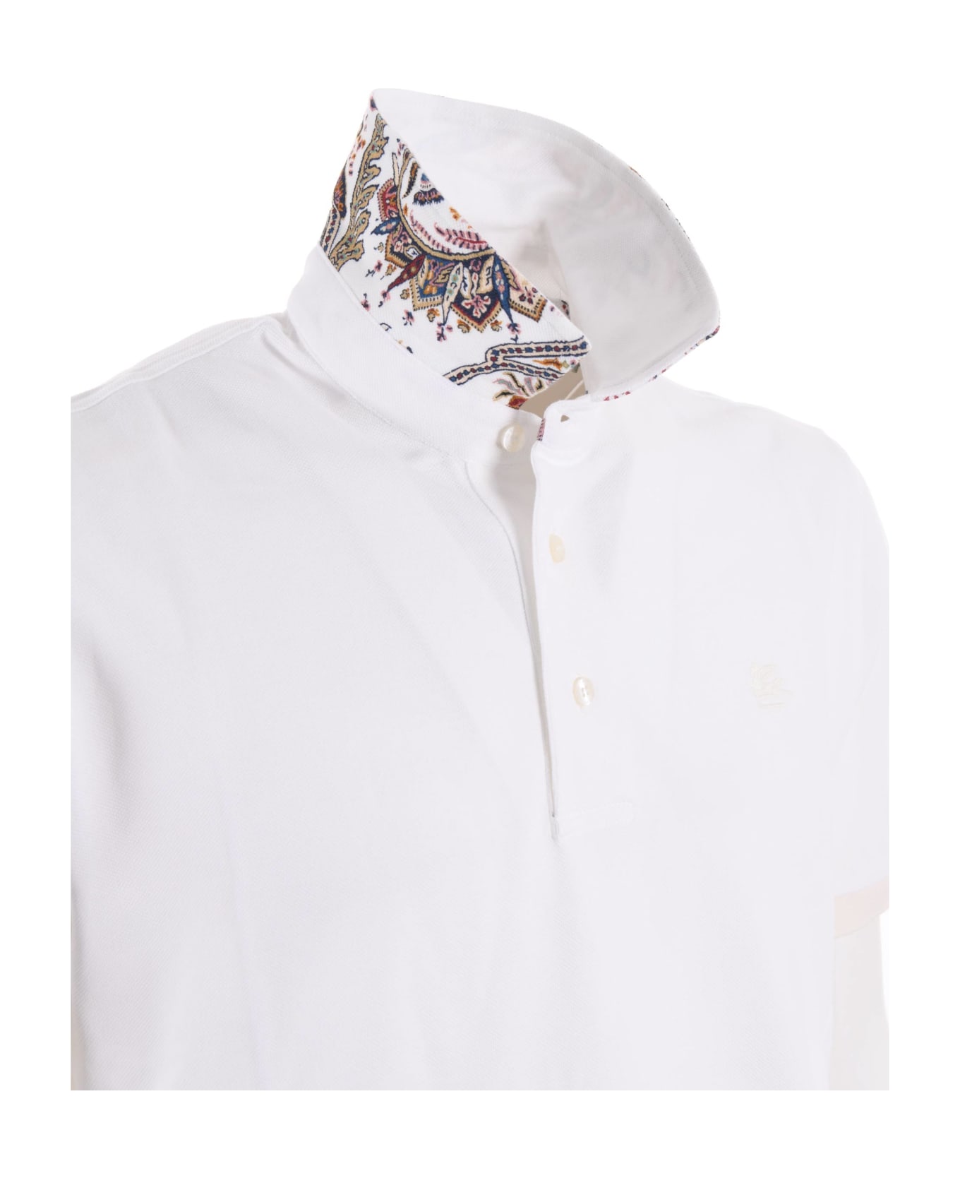 Etro Logo Polo Shirt - Bianco ポロシャツ