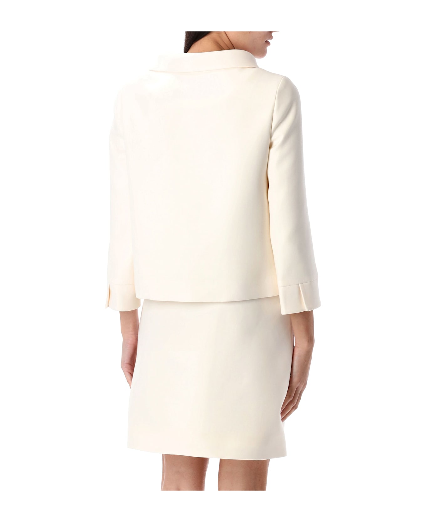 Valentino Garavani Crepe Couture Jacket - AVORIO