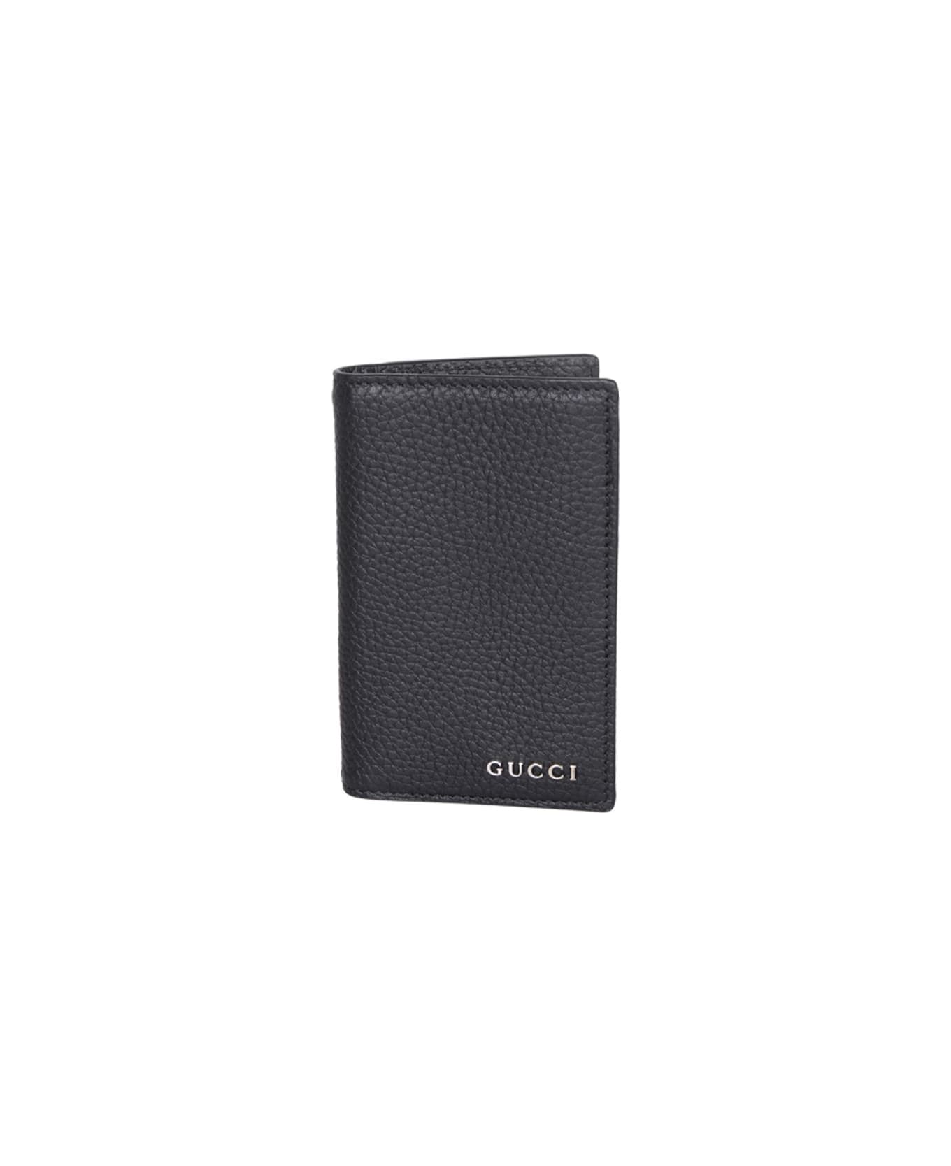 Gucci Piuma 865 Black Cardholder - Black