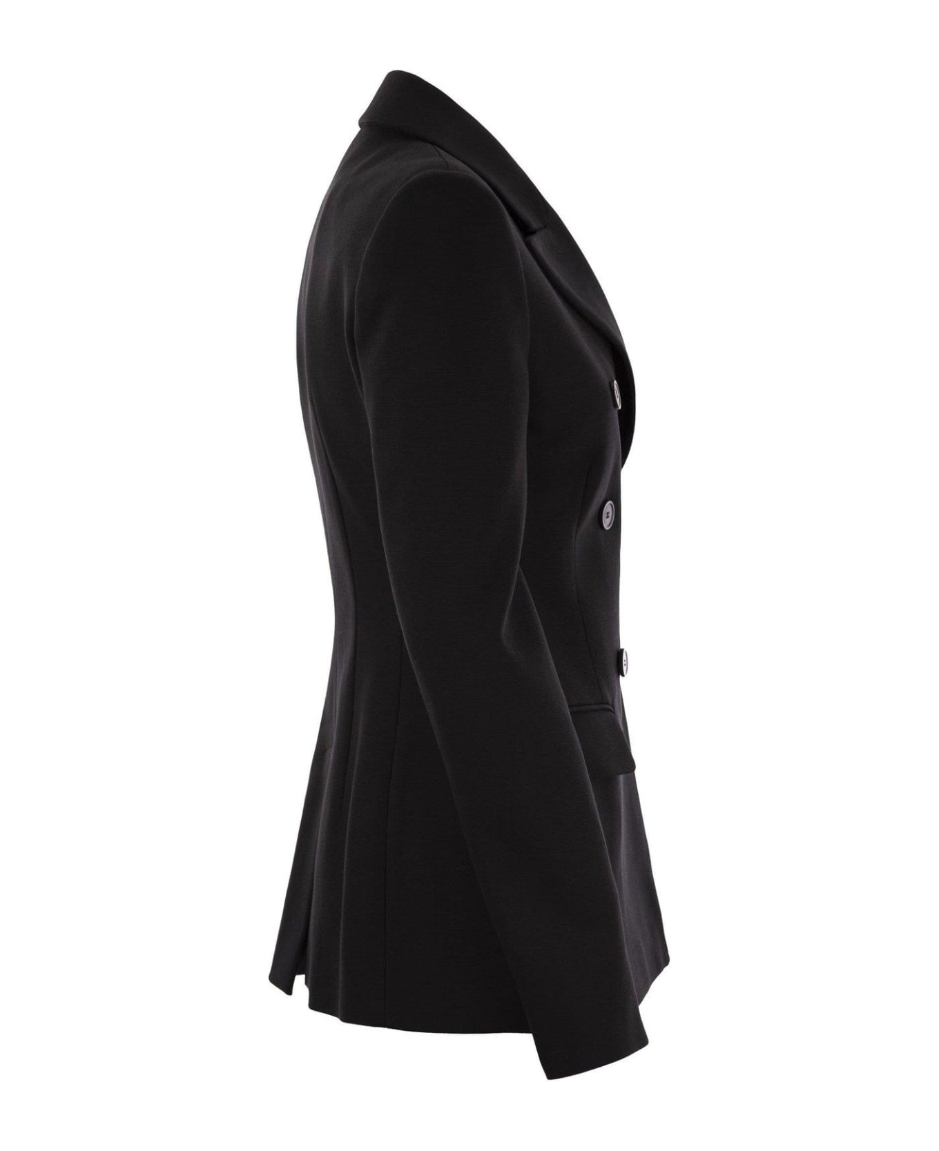 SportMax Double-breasted Long-sleeved Jacket - Nero コート