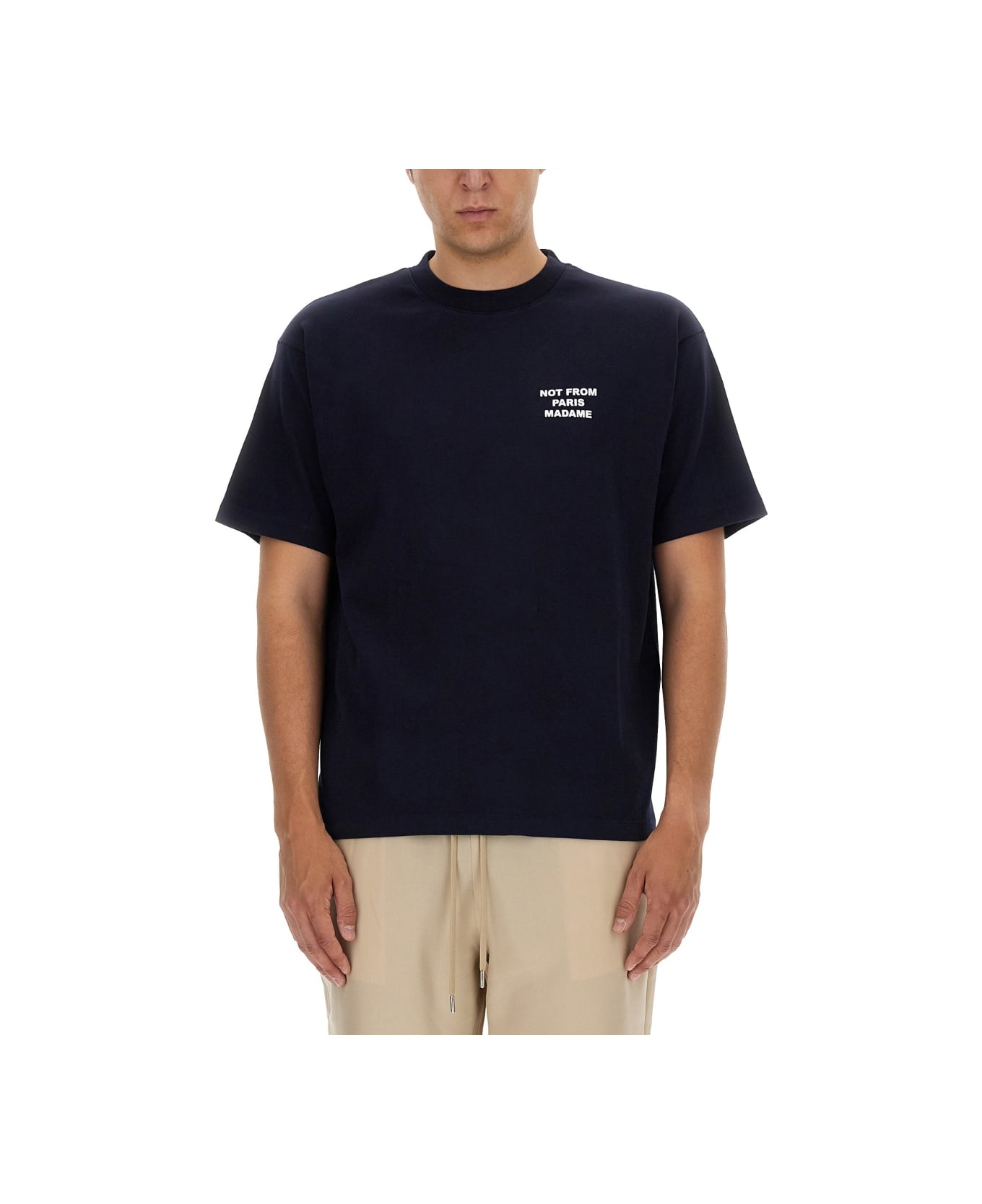 Drôle de Monsieur Cotton T-shirt - BLUE