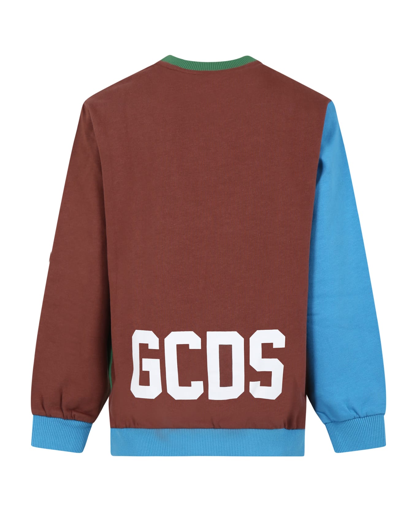 GCDS Mini Sweatshirt For Kids With Logo On The Back - Multicolor
