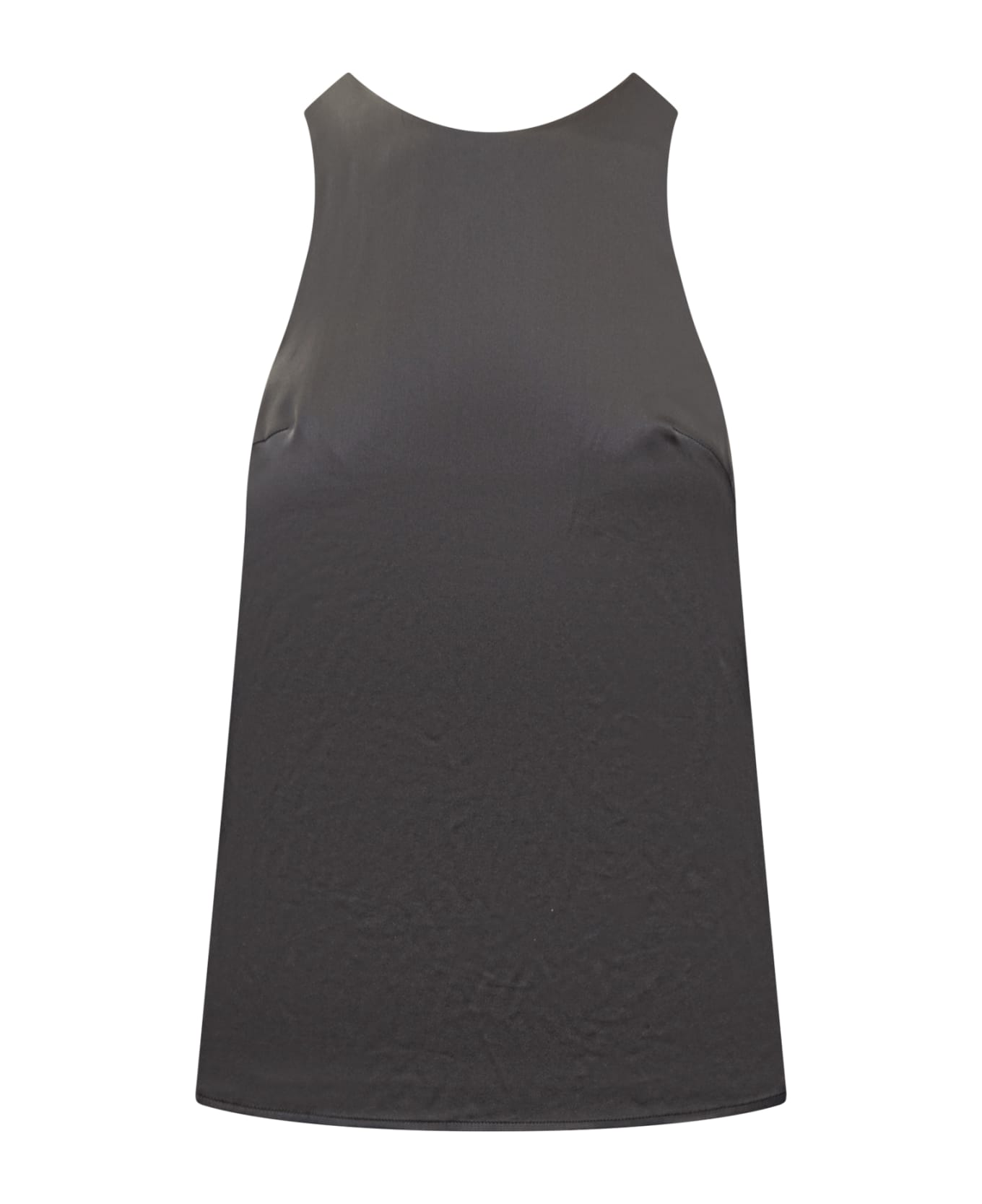 Loulou Studio Silk Tank Top - BLACK タンクトップ