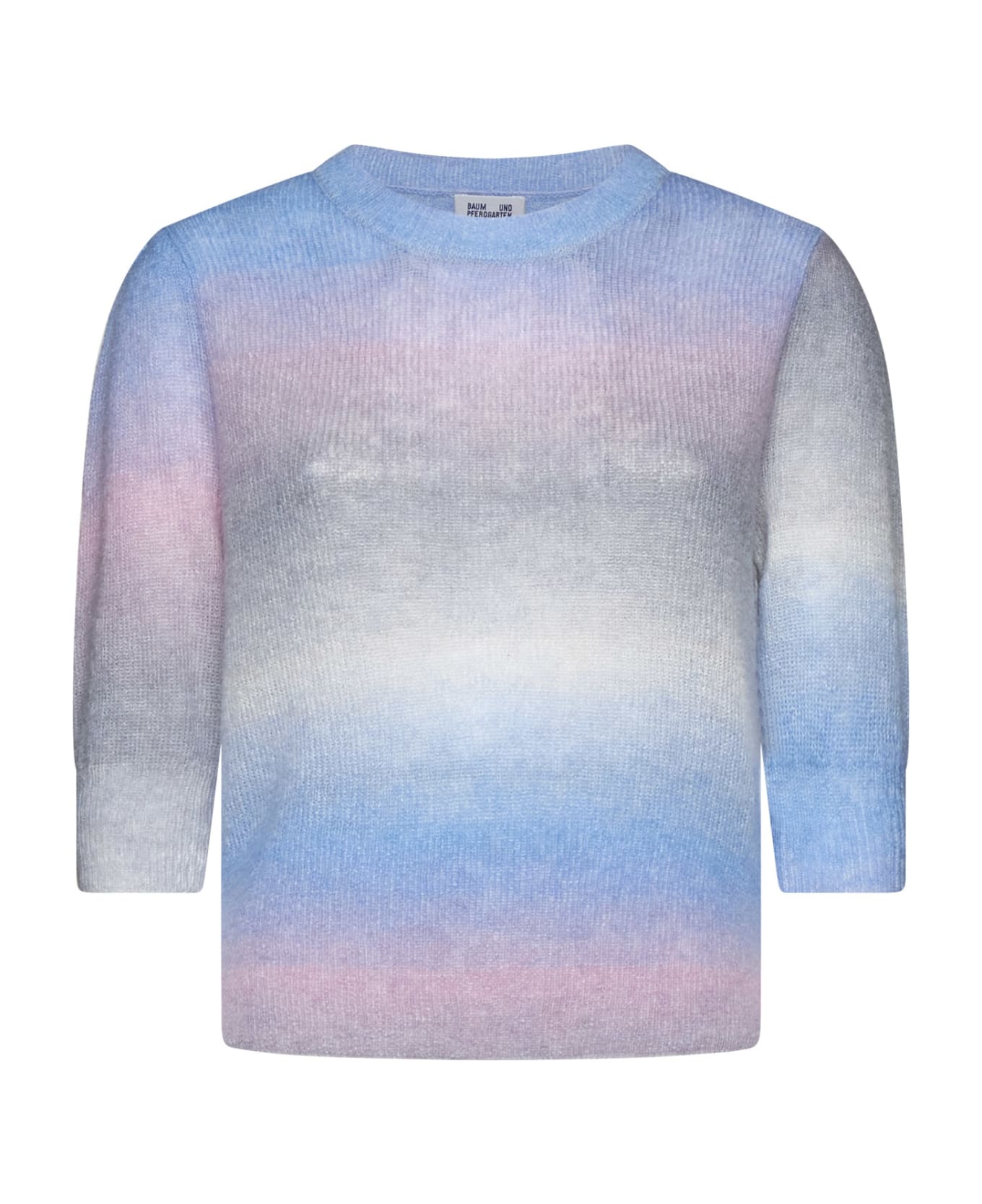 Baum und Pferdgarten Sweater - Gradient blue