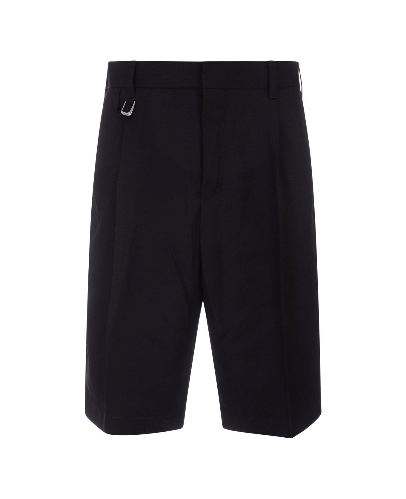Jacquemus Wide Tailored Bermuda Shorts - Black