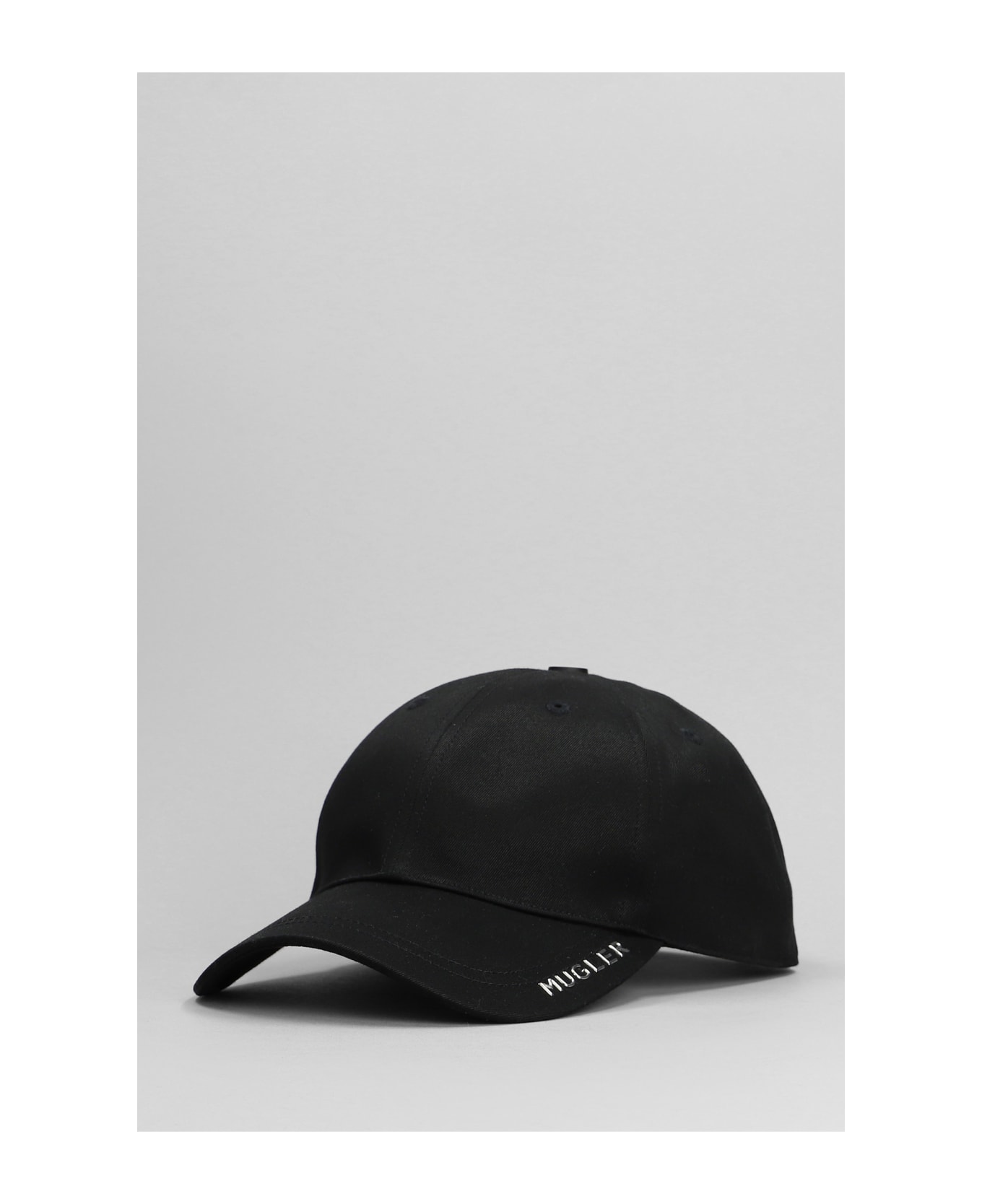 Mugler Hats In Black Cotton - black 帽子