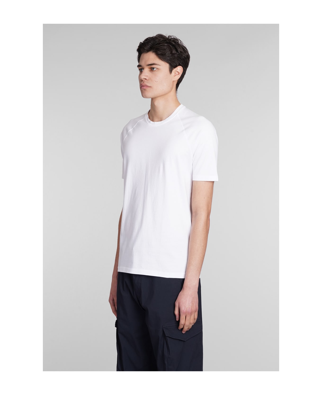 Aspesi T-shirt Ay28 T-shirt In White Cotton - white シャツ