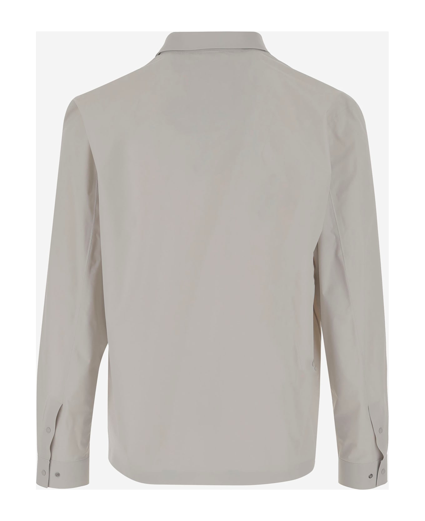 Herno Stretch Nylon Master Shirt - Light Grey
